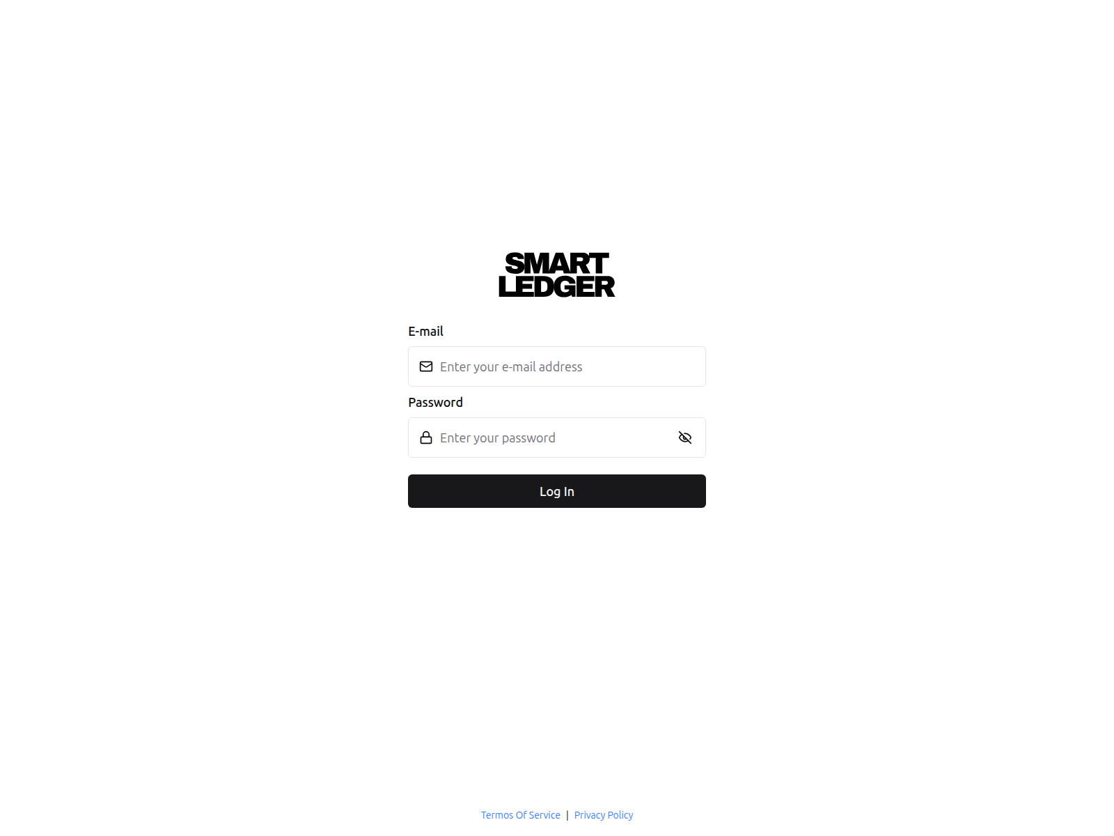 Screenshot of identity.smartledgers.io
