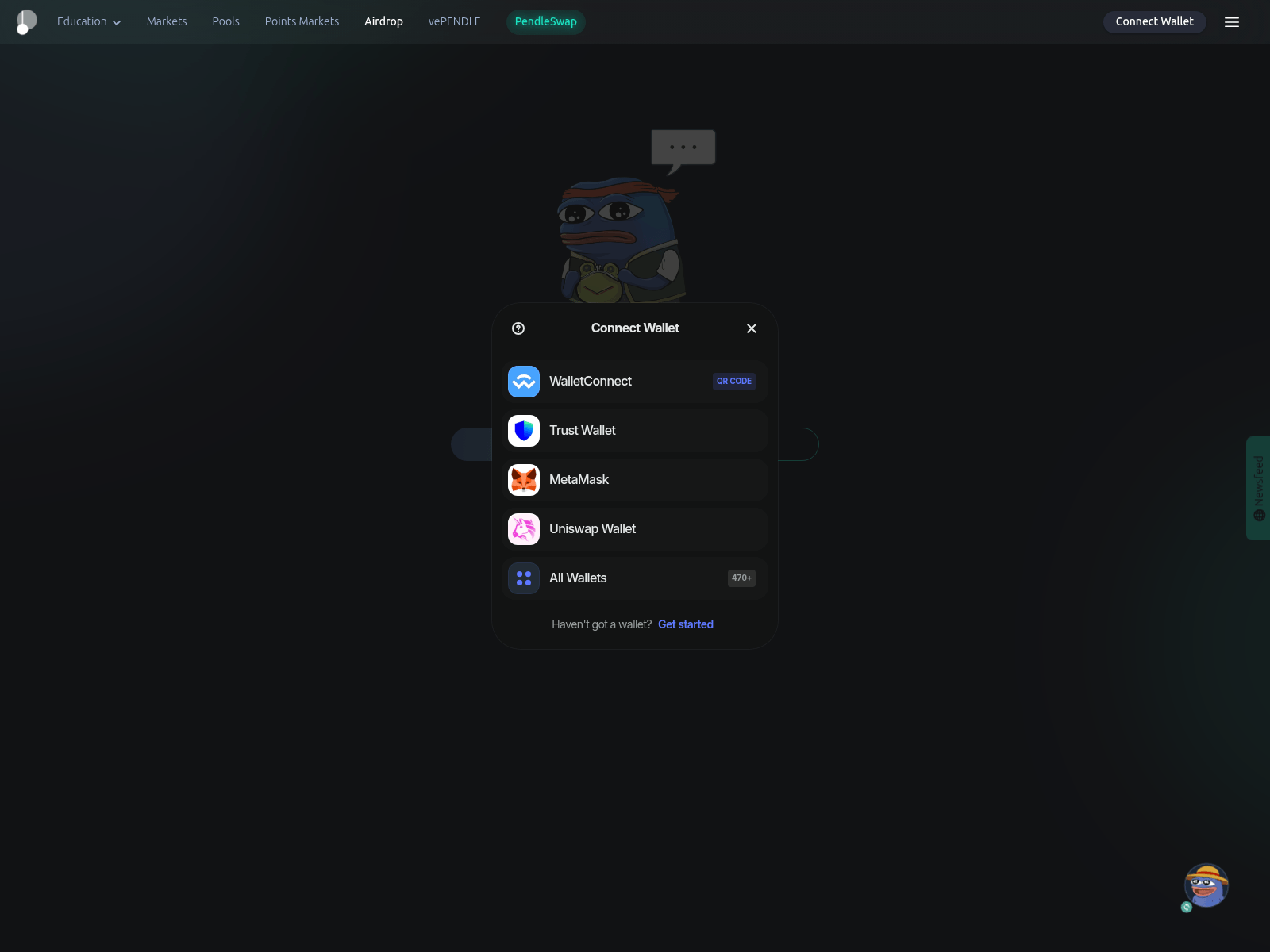 Screenshot of pendle.bio