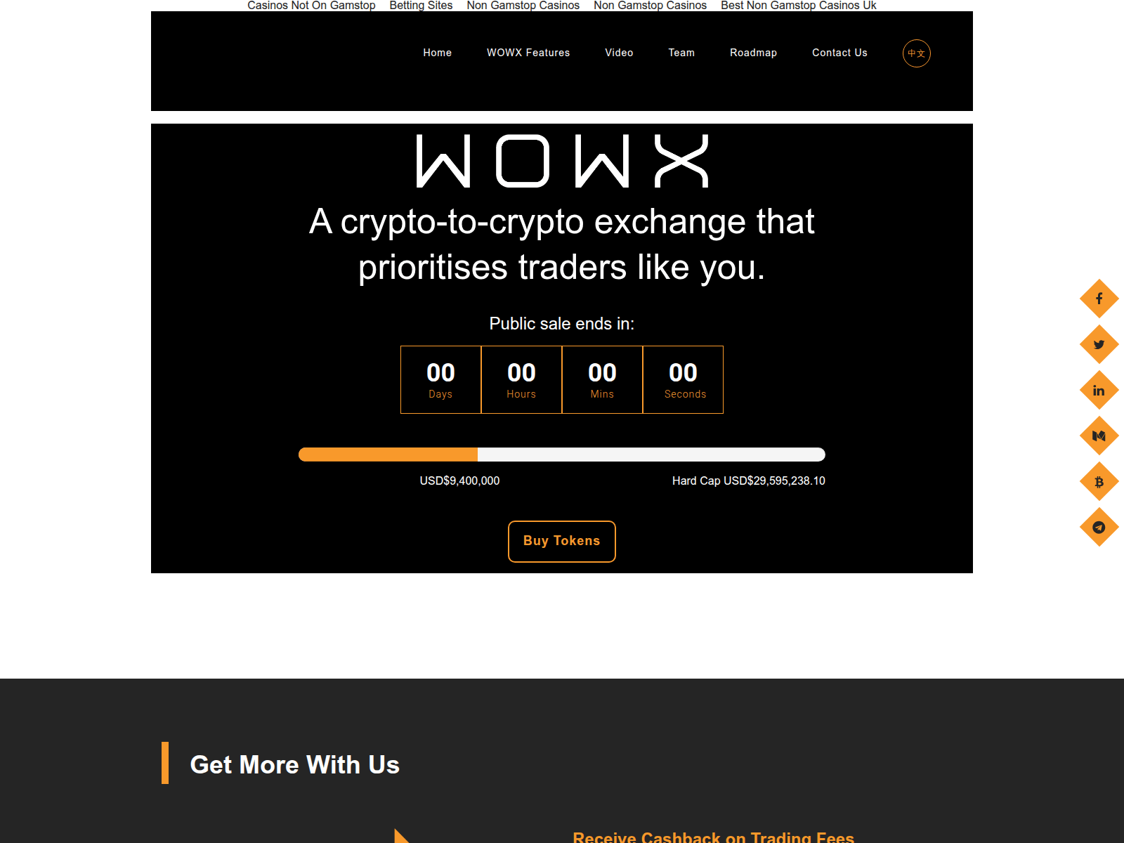 Screenshot of wowx.io