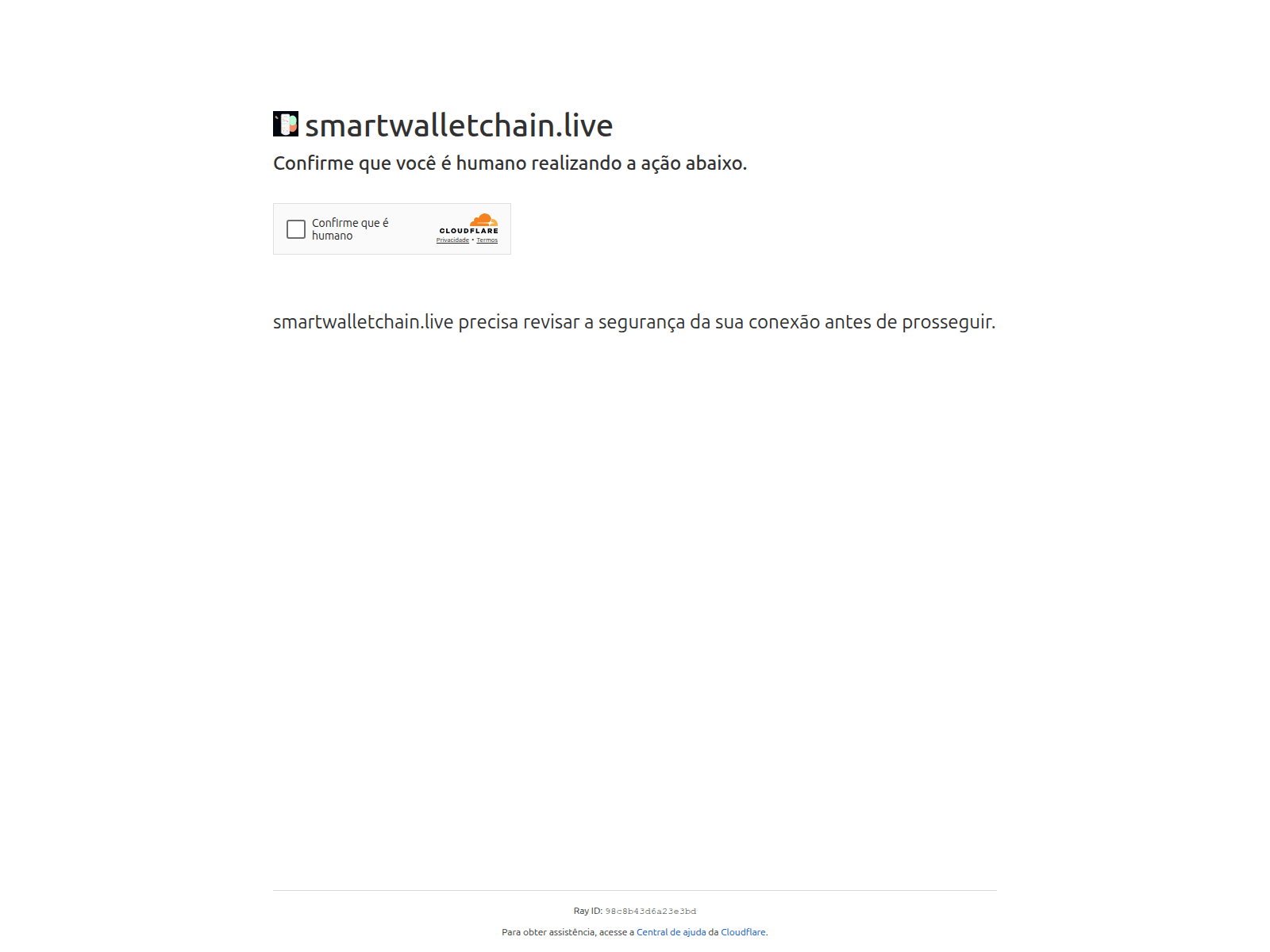 Screenshot of smartwalletchain.live