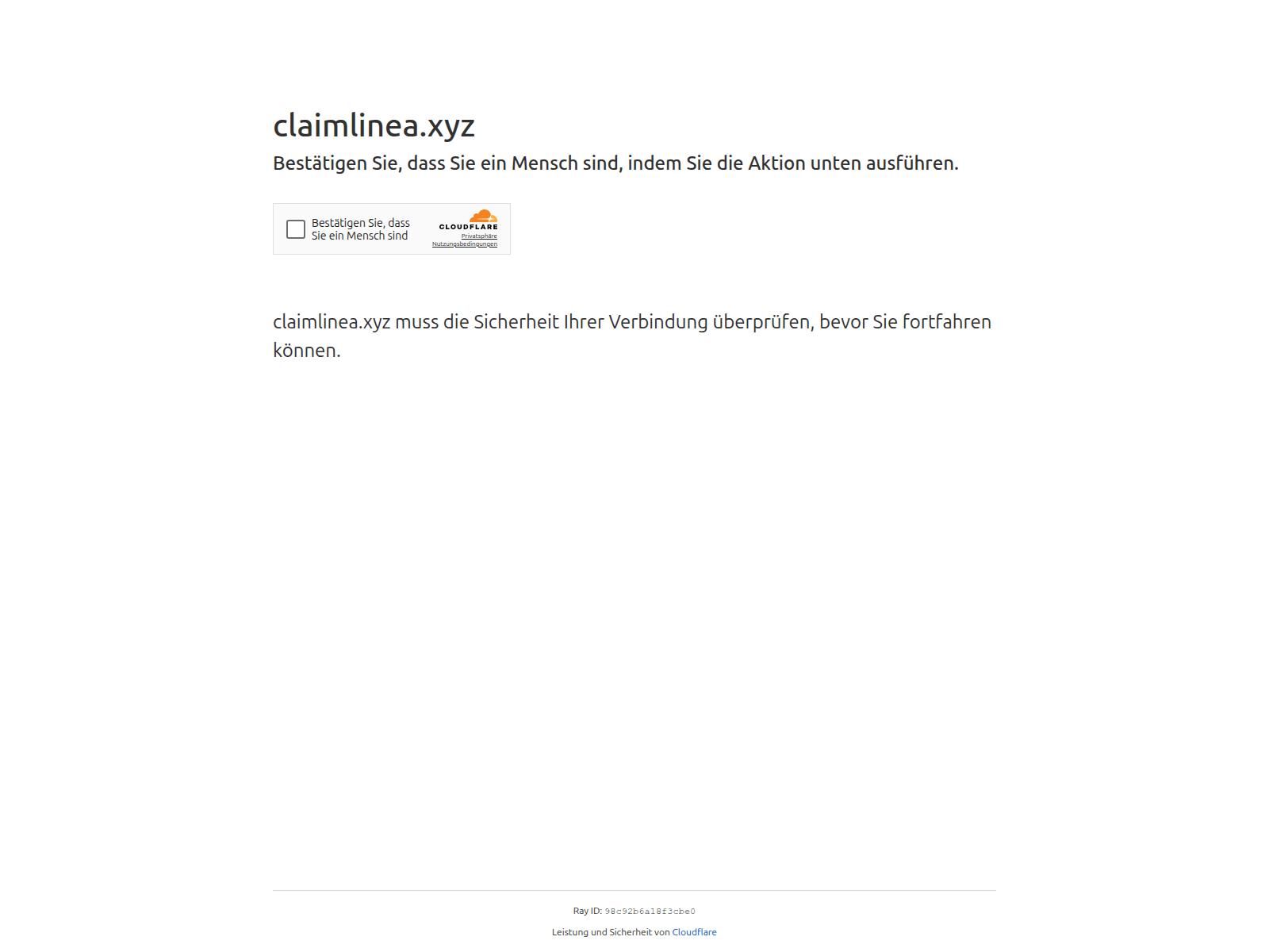 Screenshot of claimlinea.xyz