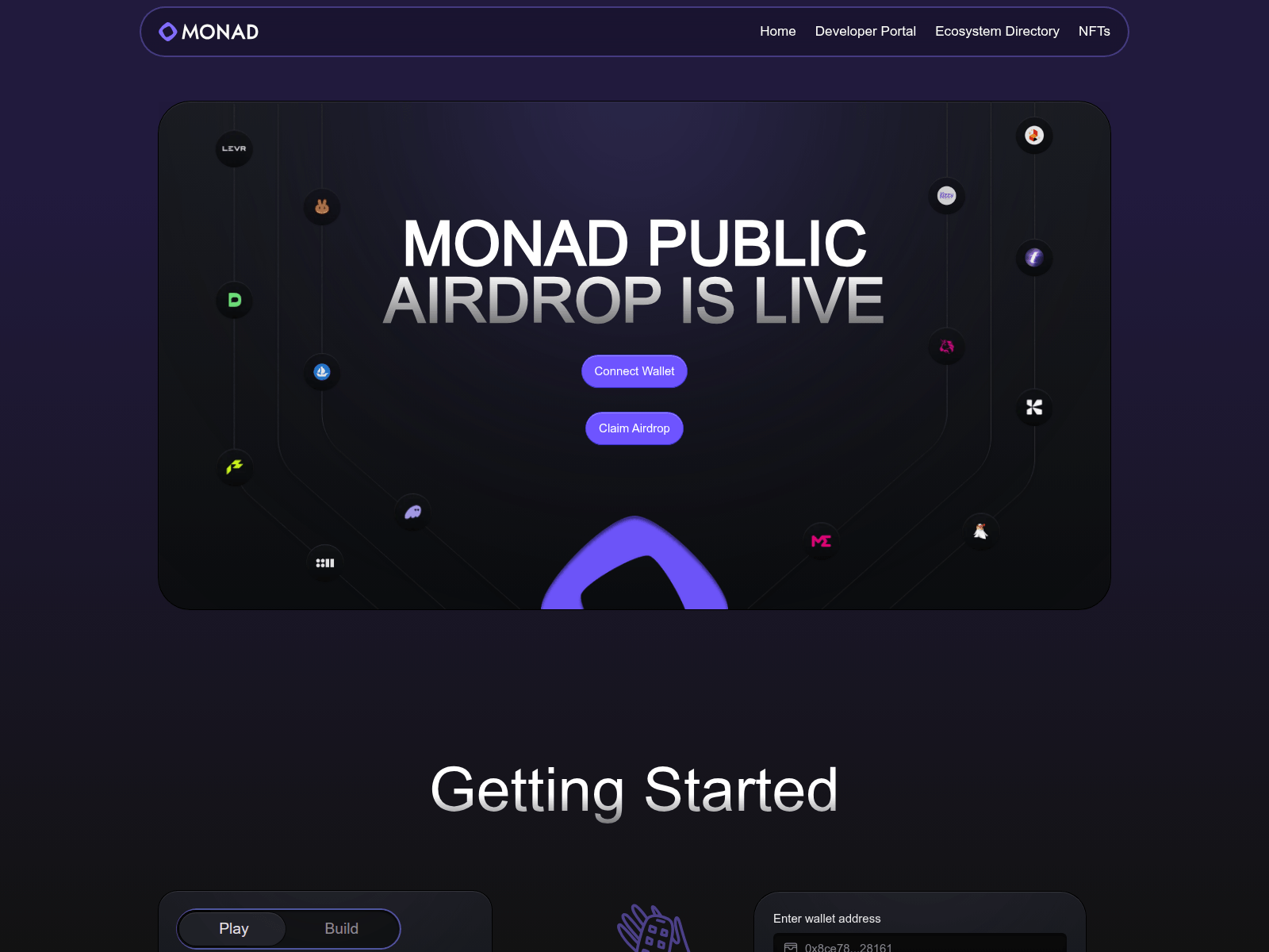 Screenshot of monad.xyz-claims.xyz