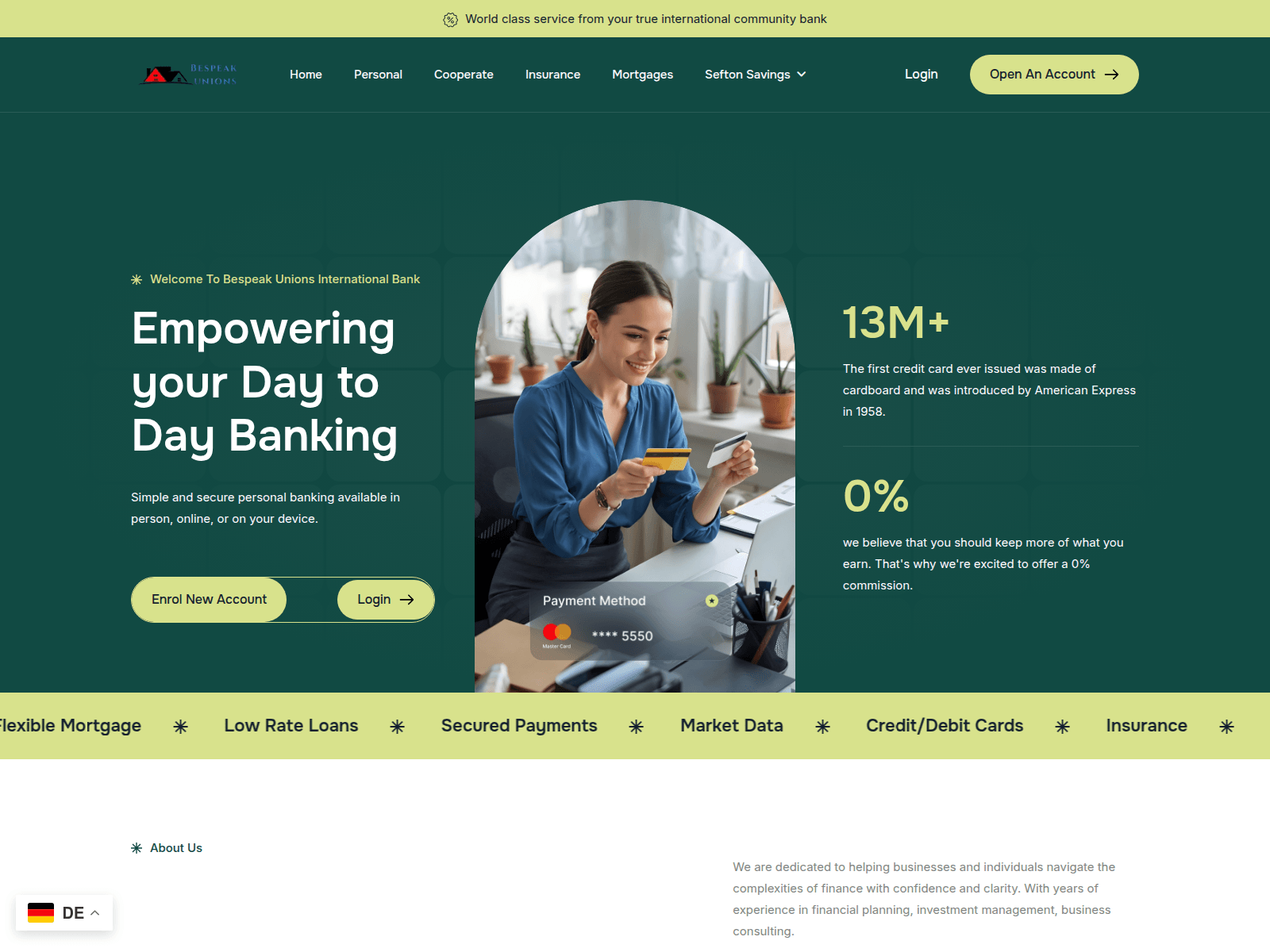 Screenshot of bespeakunions.com