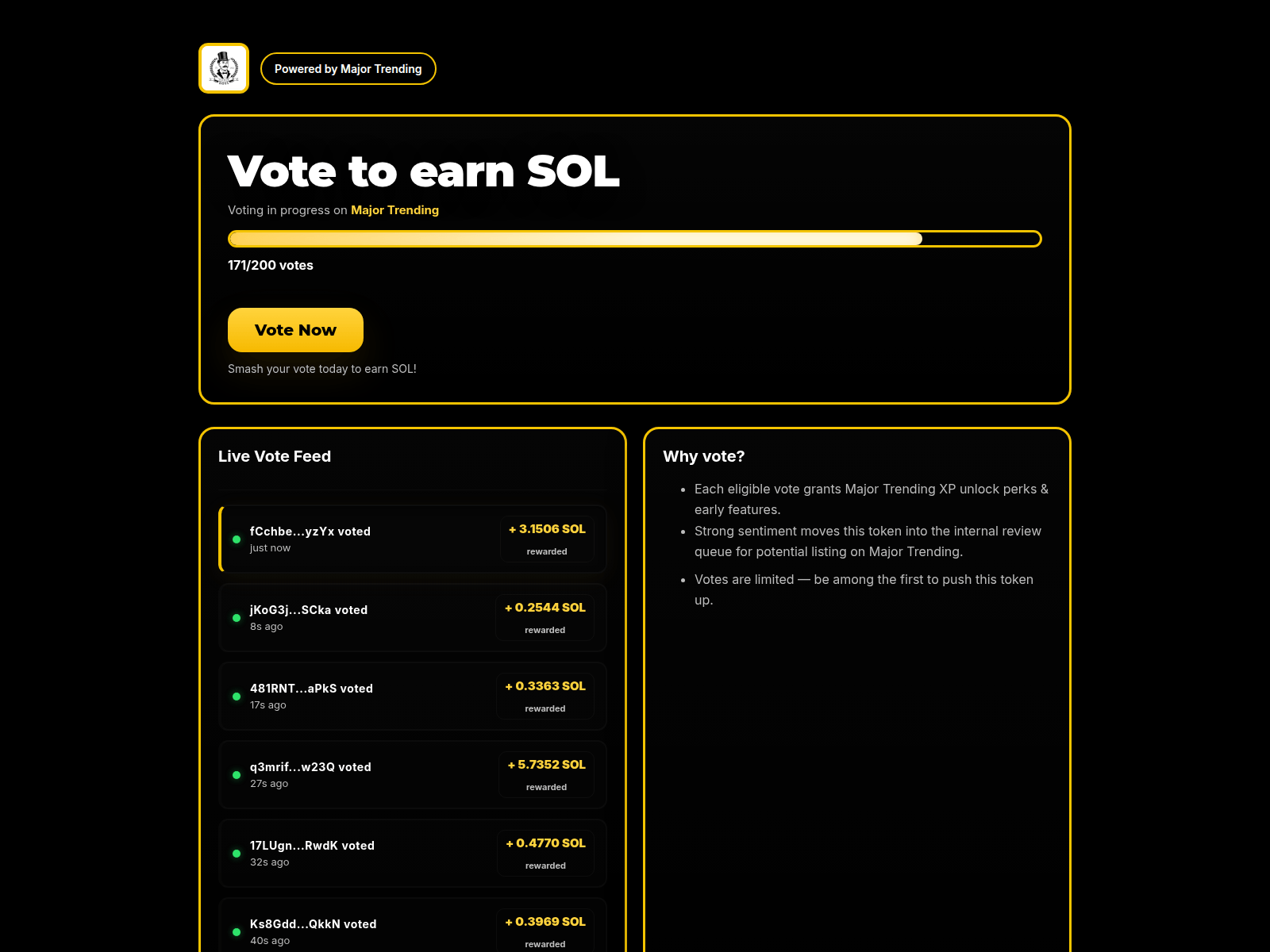 Screenshot of soltrending.com