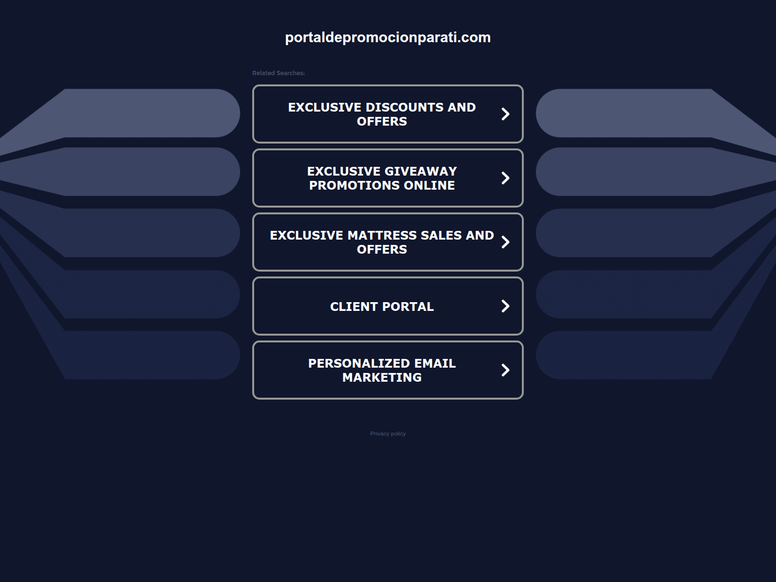 Screenshot of portaldepromocionparati.com
