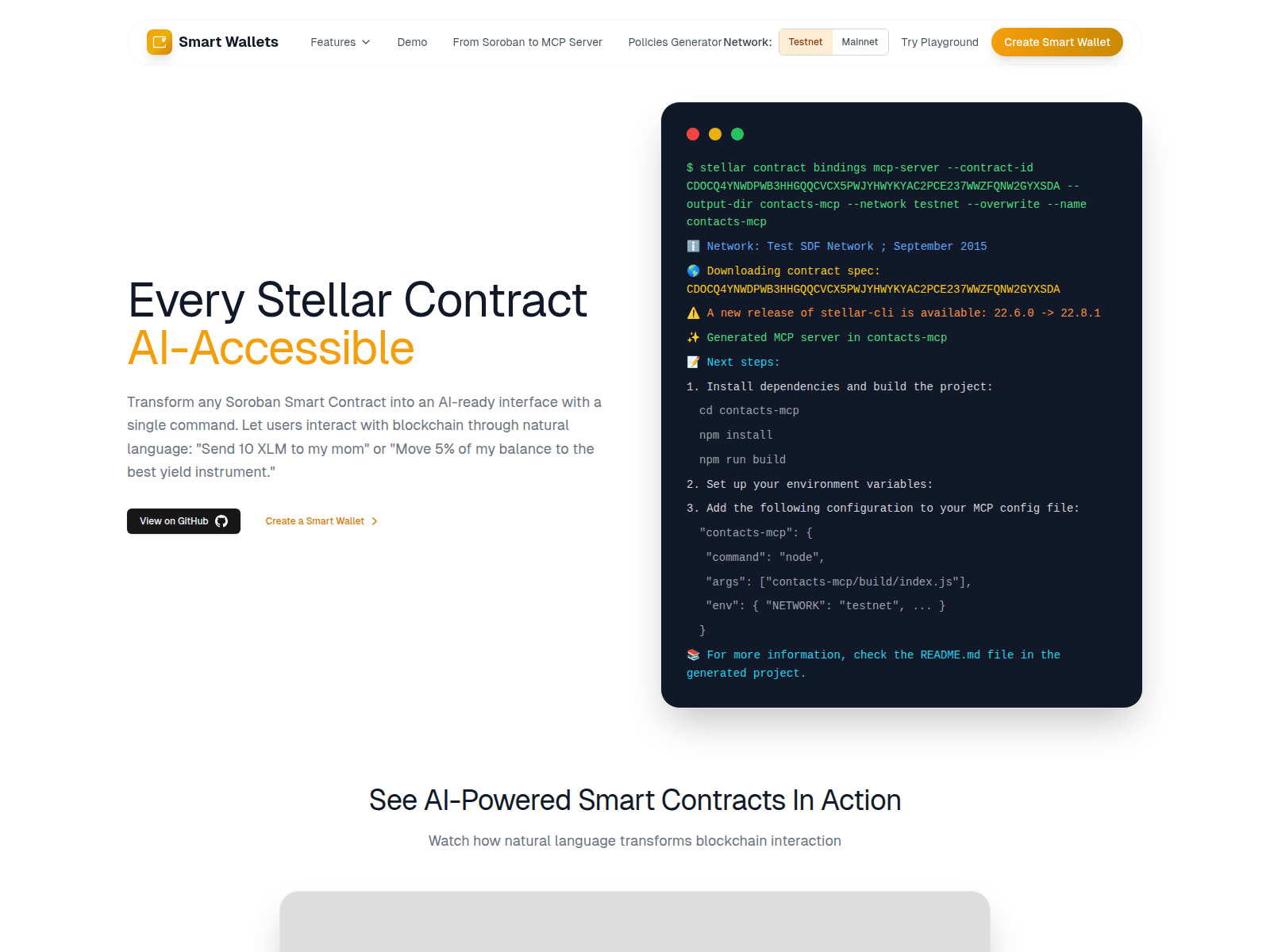 Screenshot of stellarsandbox.dev
