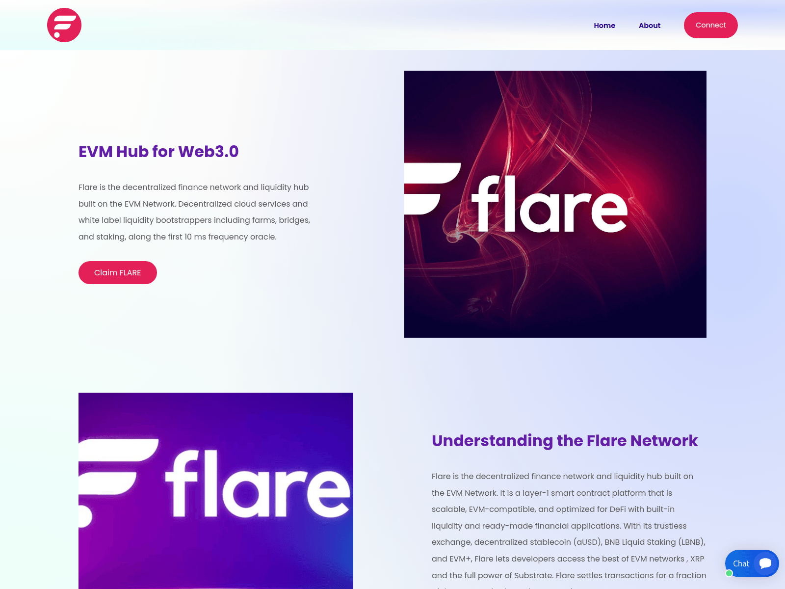 Screenshot of flarenetportal.online