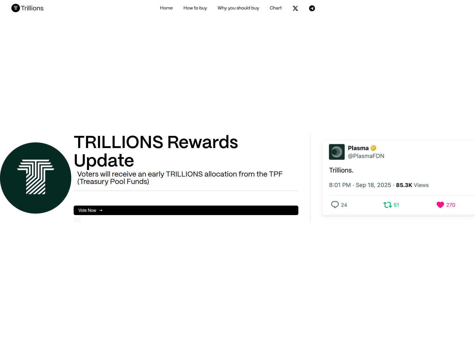Screenshot of vote-trillions.info