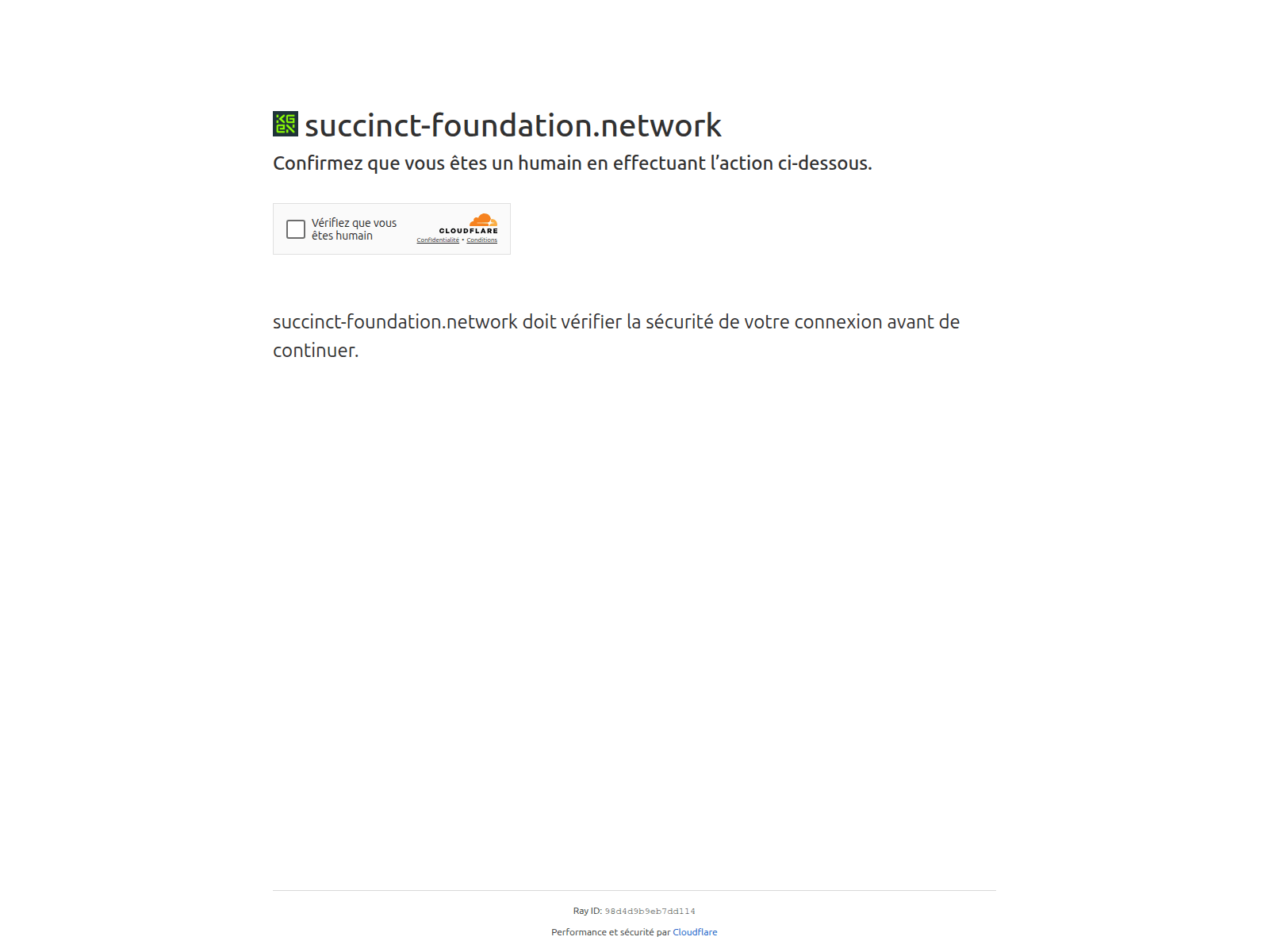 Screenshot of succinct-foundation.network