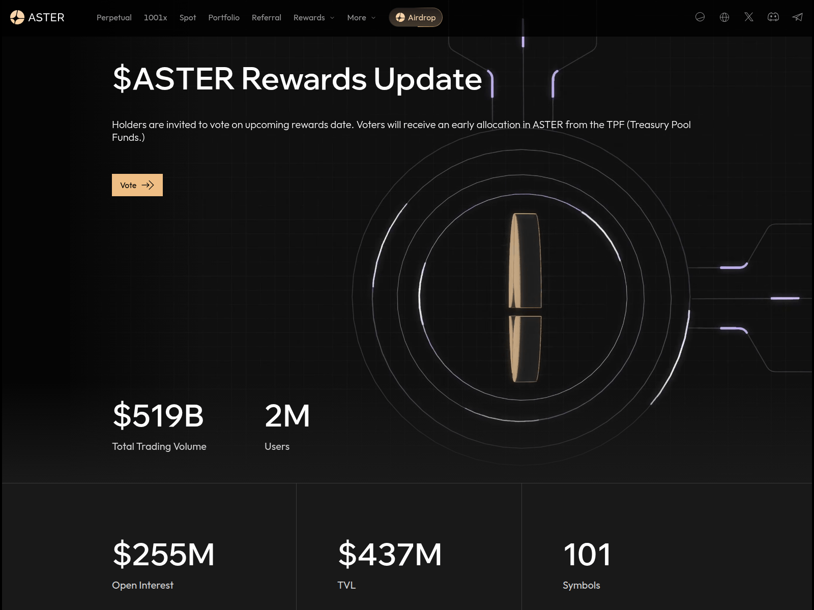 Screenshot of proposals-aster.com