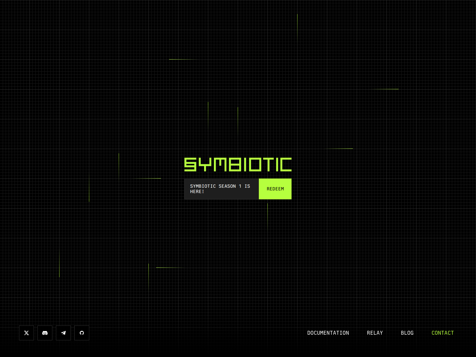 Screenshot of claim-symbiotic.app