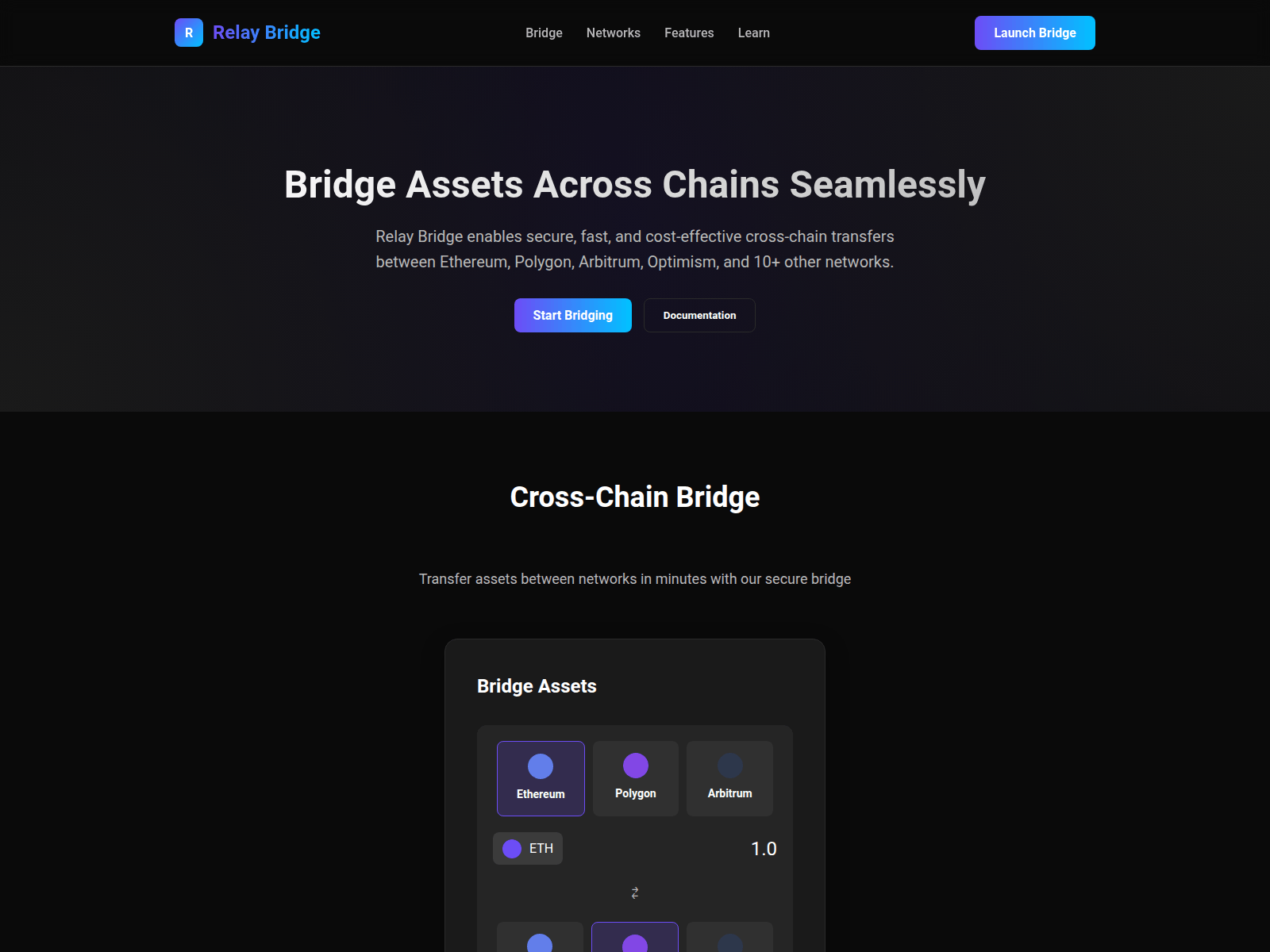 Screenshot of app-relay-bridge-v2.com