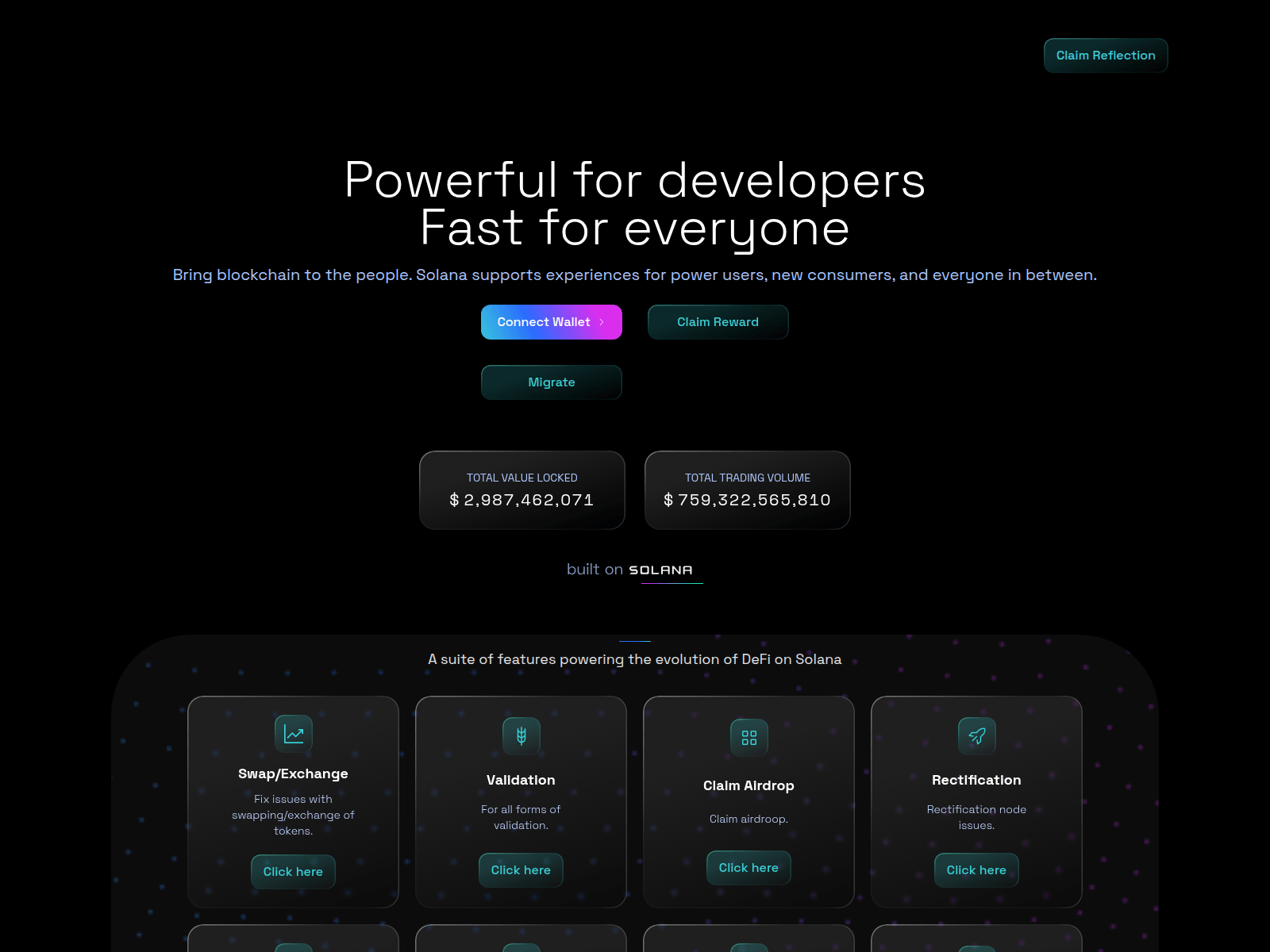 Screenshot of multichain.appsprotocols.com