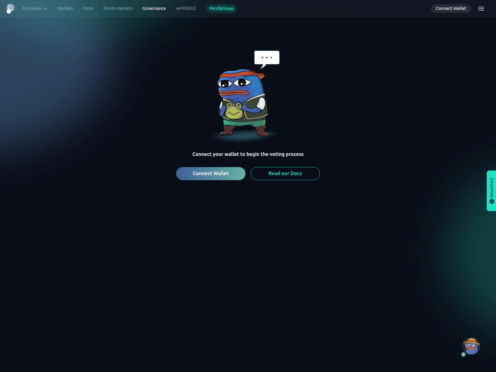 Screenshot of voting-pendle.io