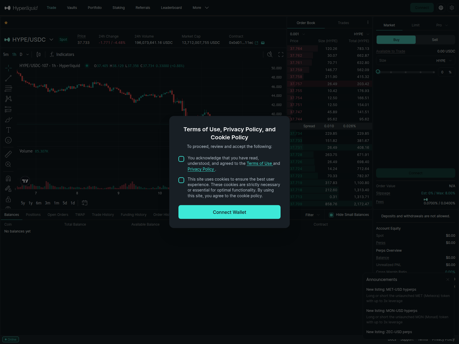 Screenshot of launch-hyper.xyz