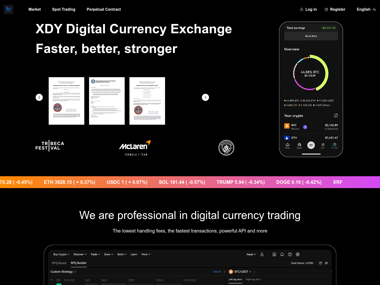 Screenshot of xdycoinsite.com