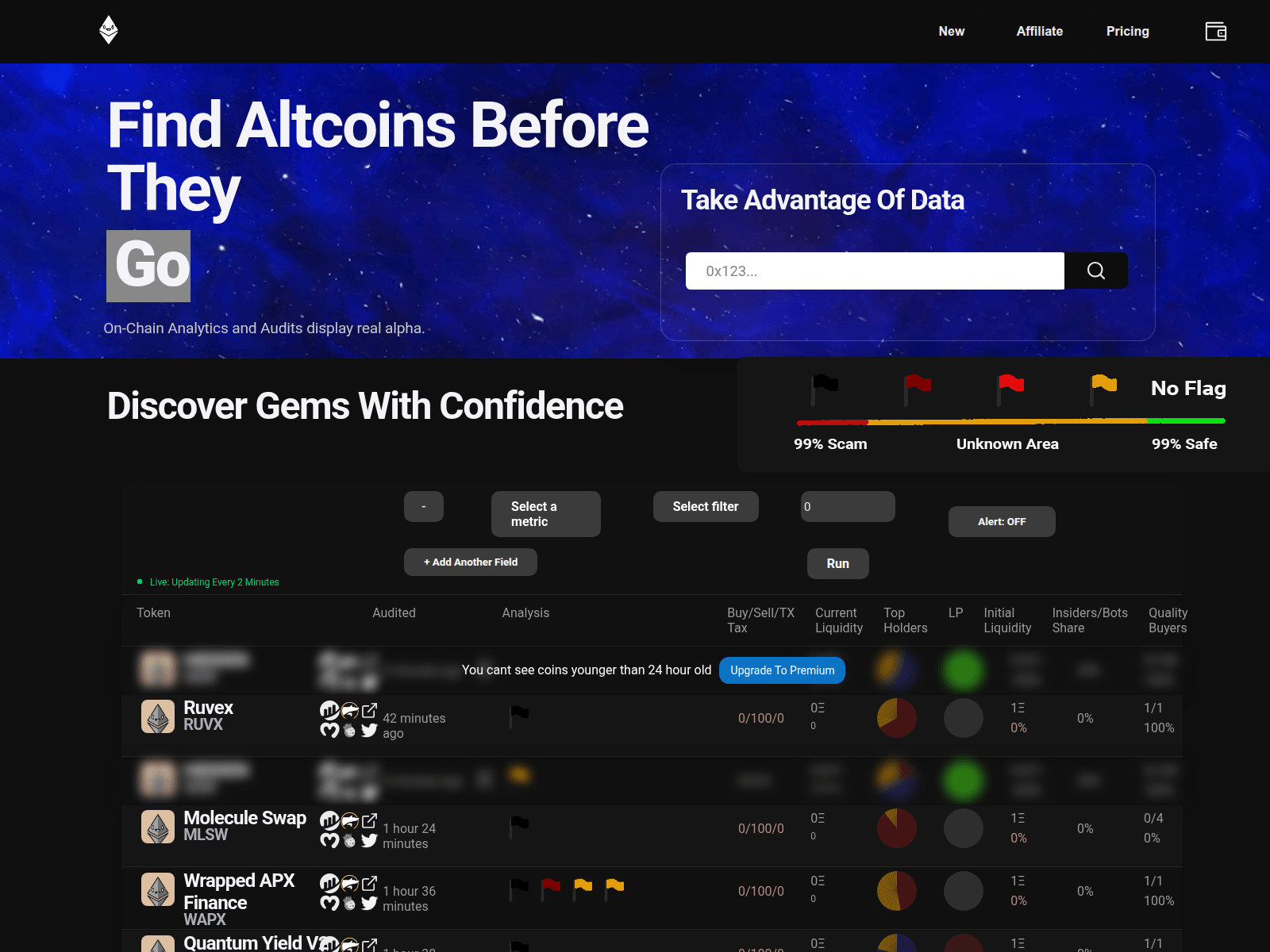 Screenshot of coinspeedrun.com