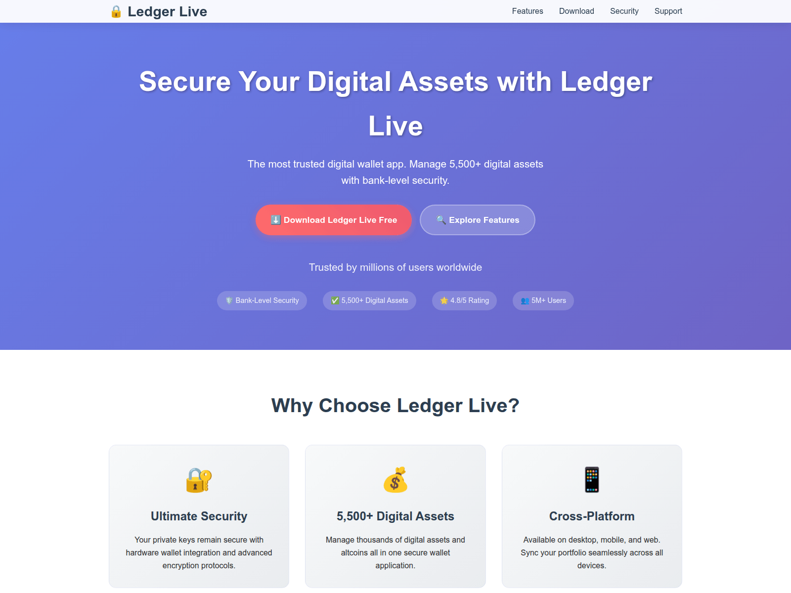 Screenshot of seeksledger.com
