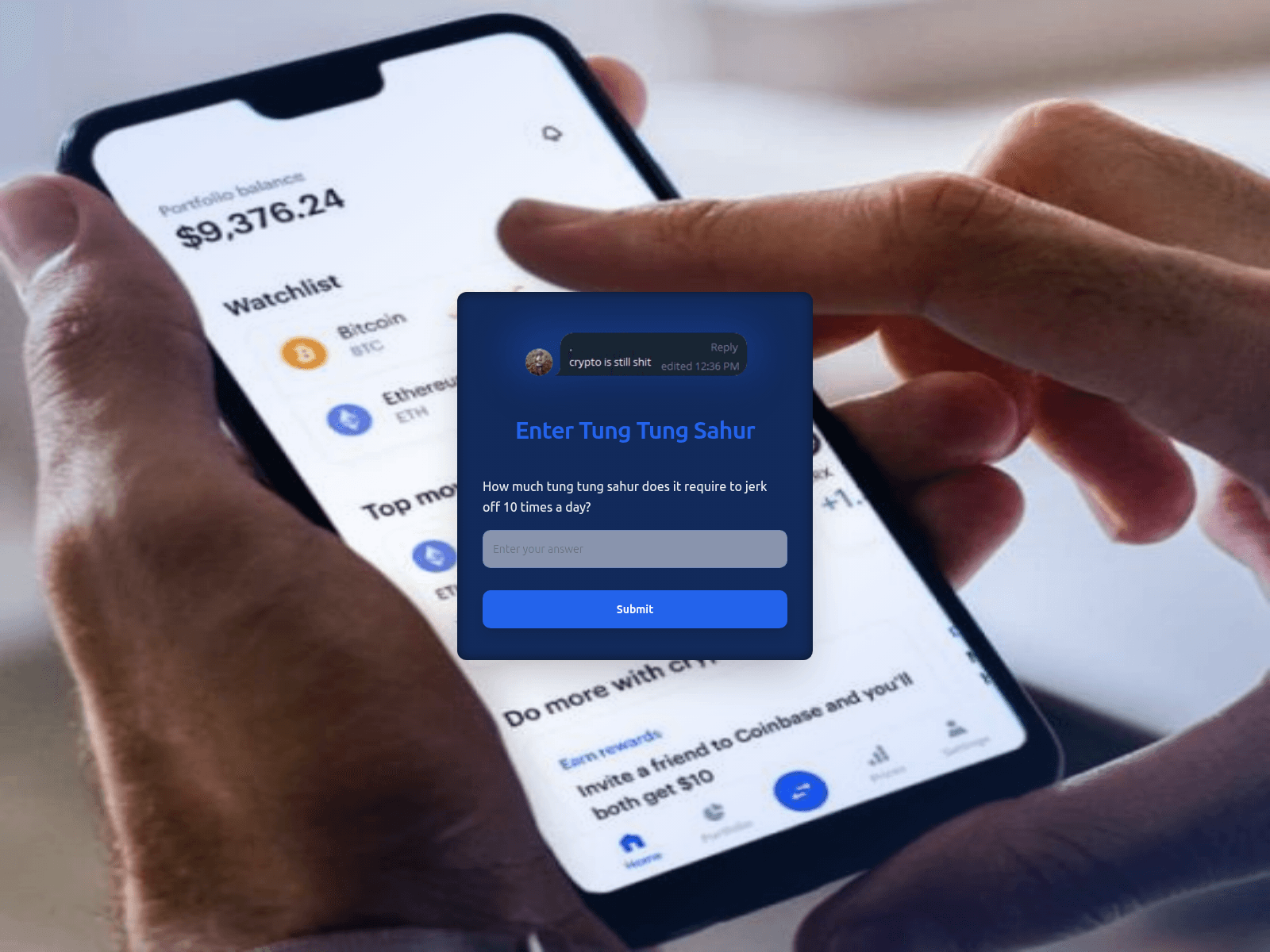 Screenshot of protectedvault-coinbase.com