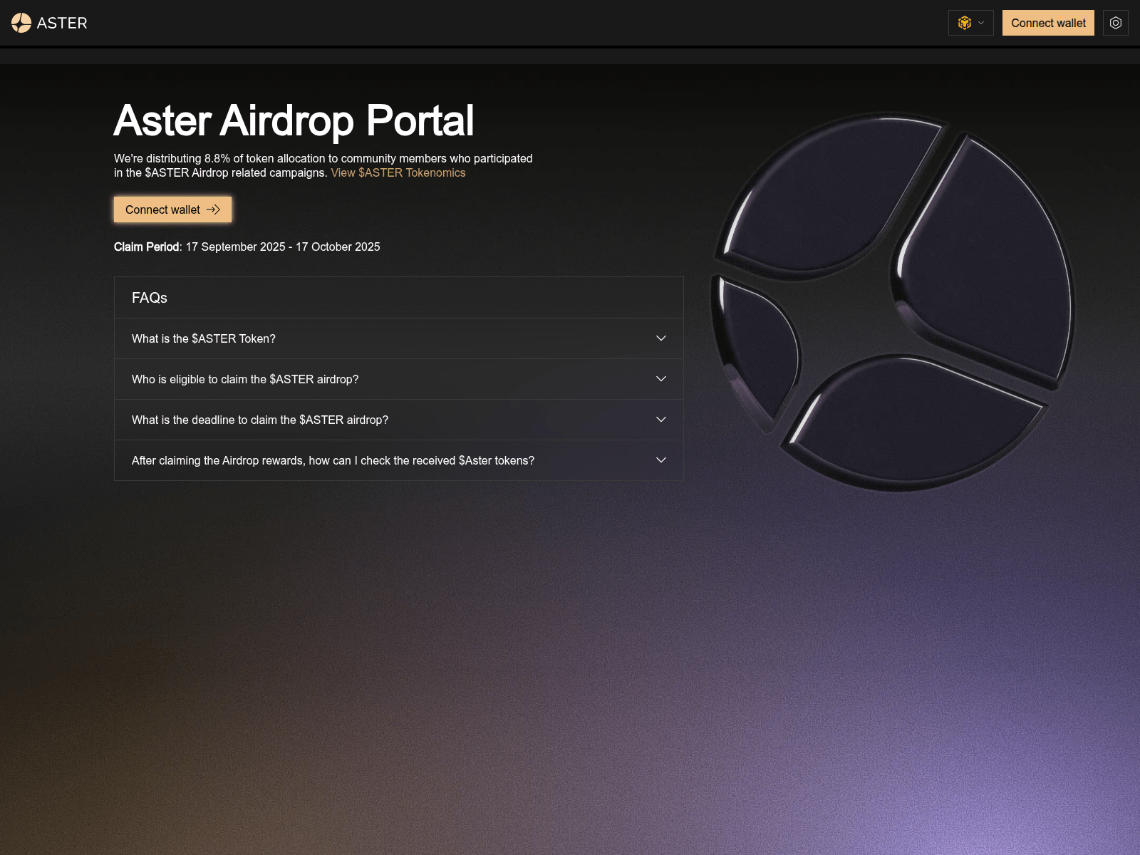 Screenshot of wlfi-claims.xyz
