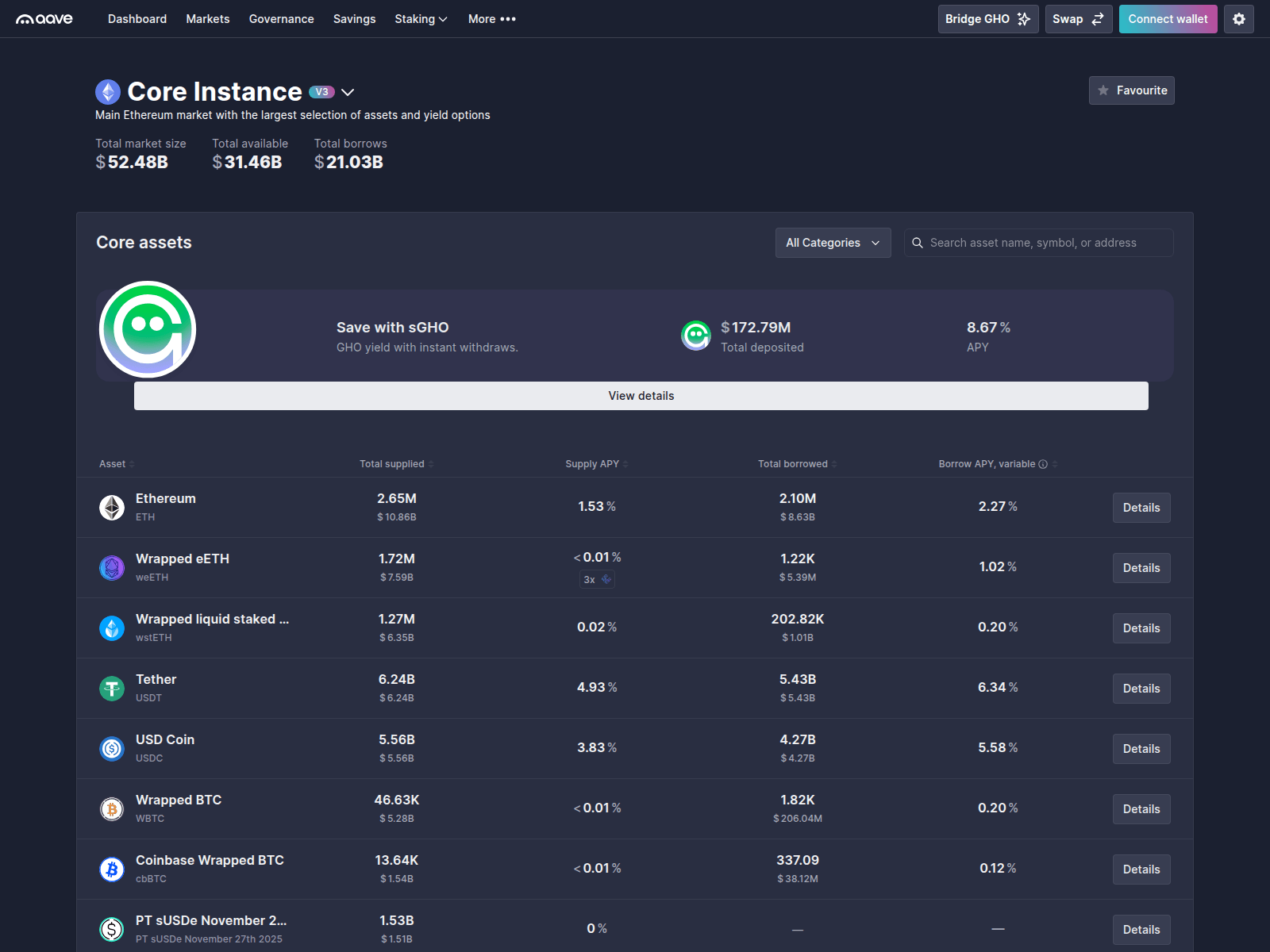 Screenshot of app-aave-launch-v4.com
