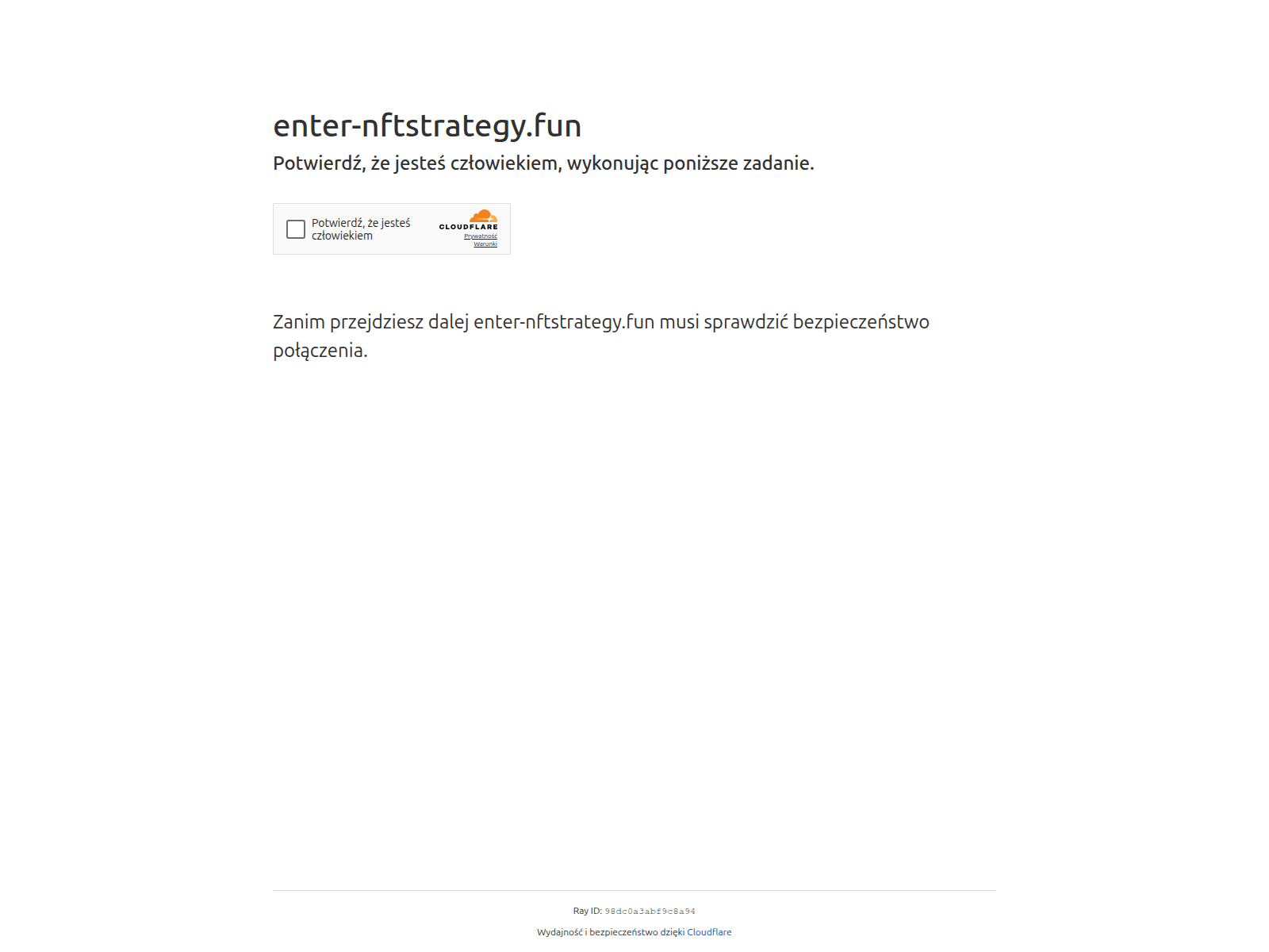 Screenshot of enter-nftstrategy.fun