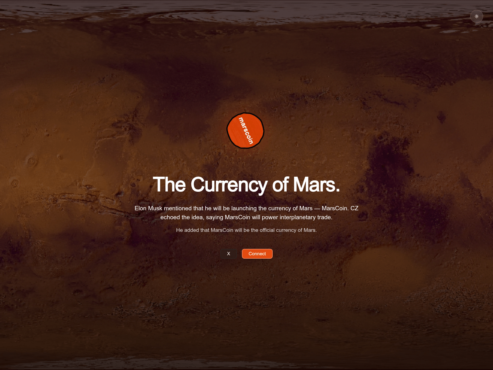 Screenshot of coin-mars.com