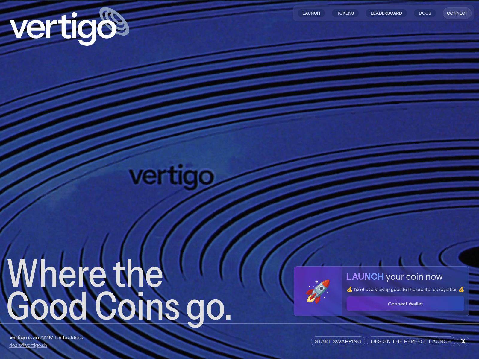 Screenshot of vertigodex.com