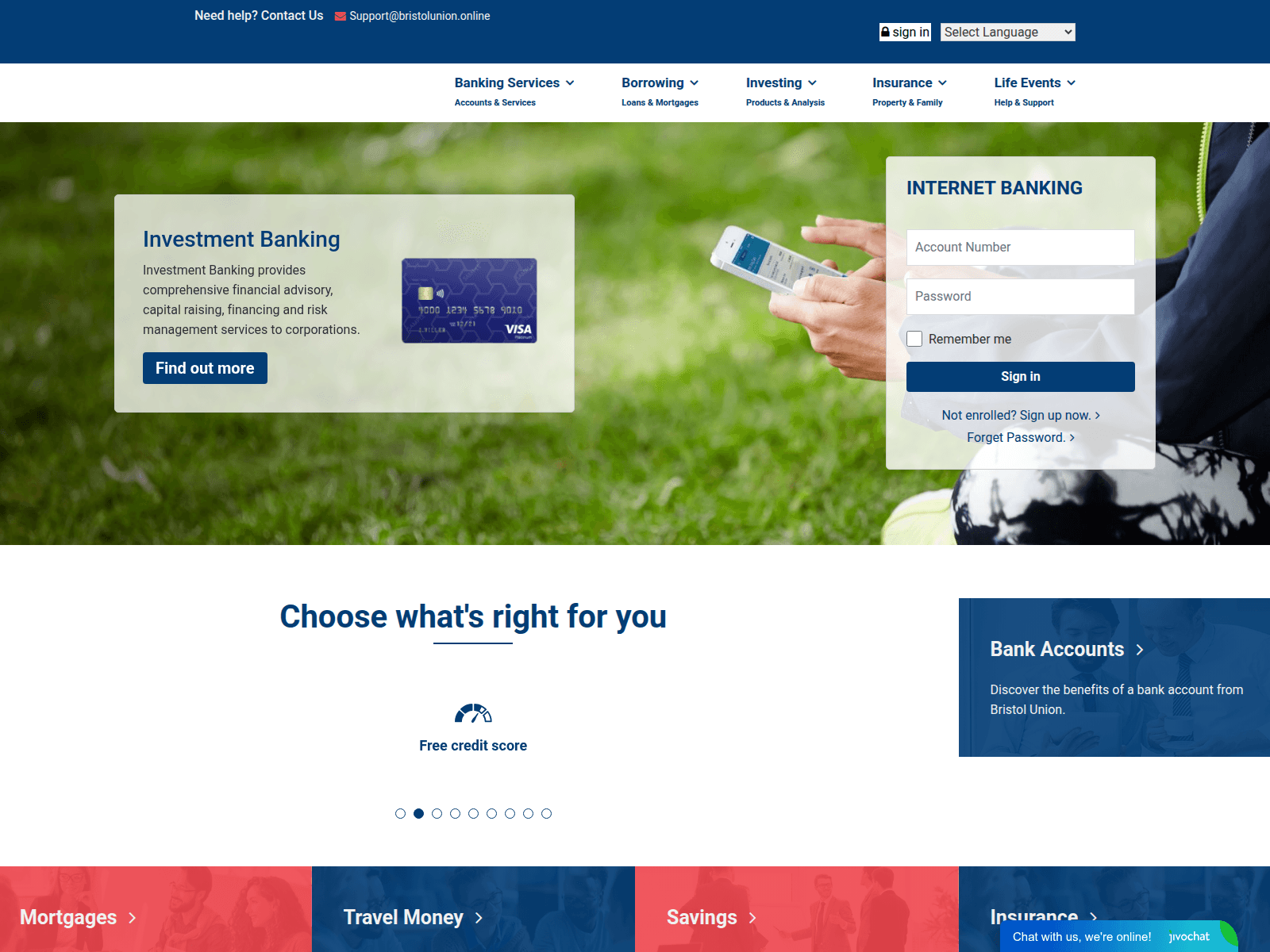 Screenshot of bristolunion.online