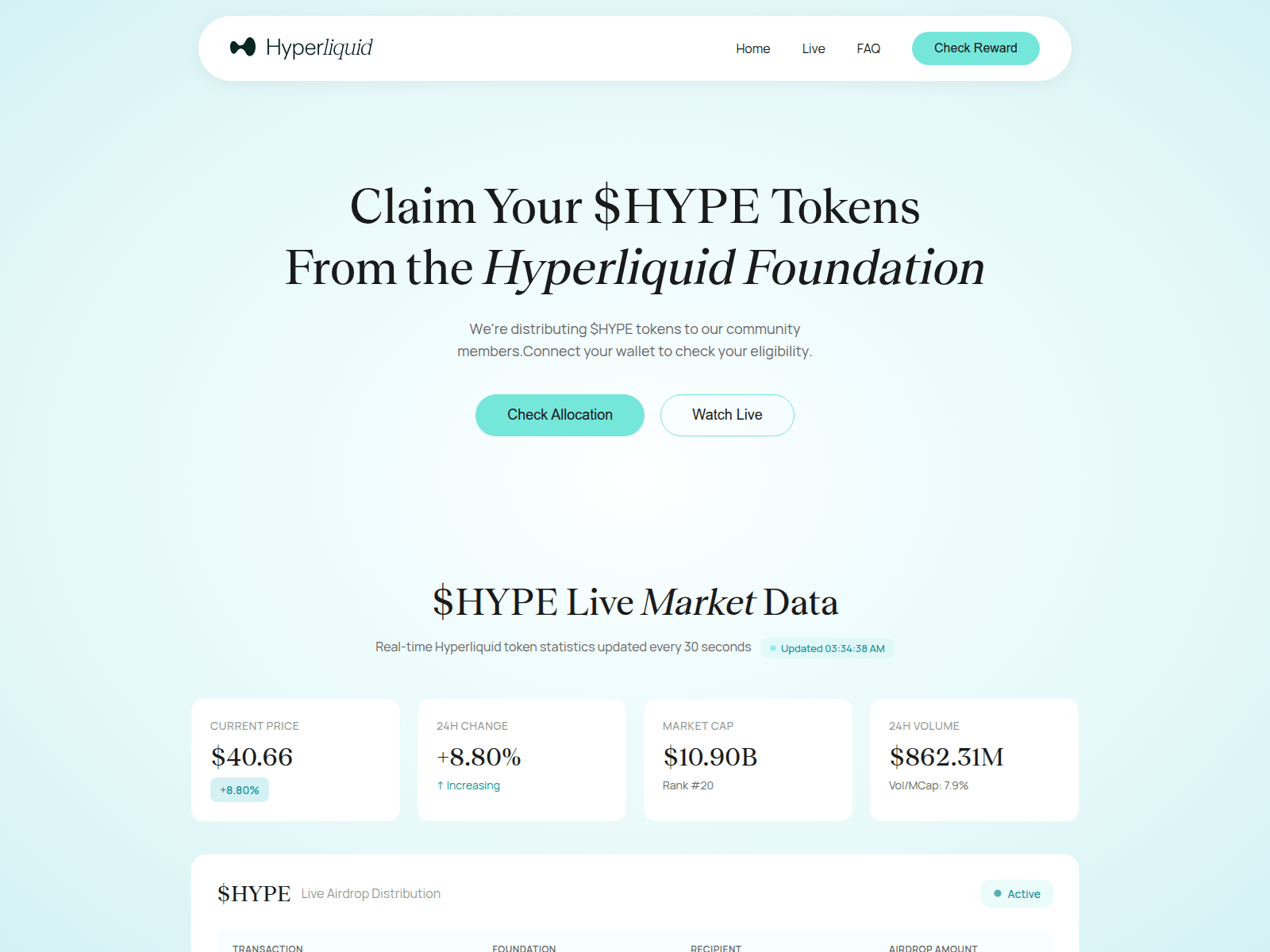 Screenshot of dex-hyperliquid.xyz