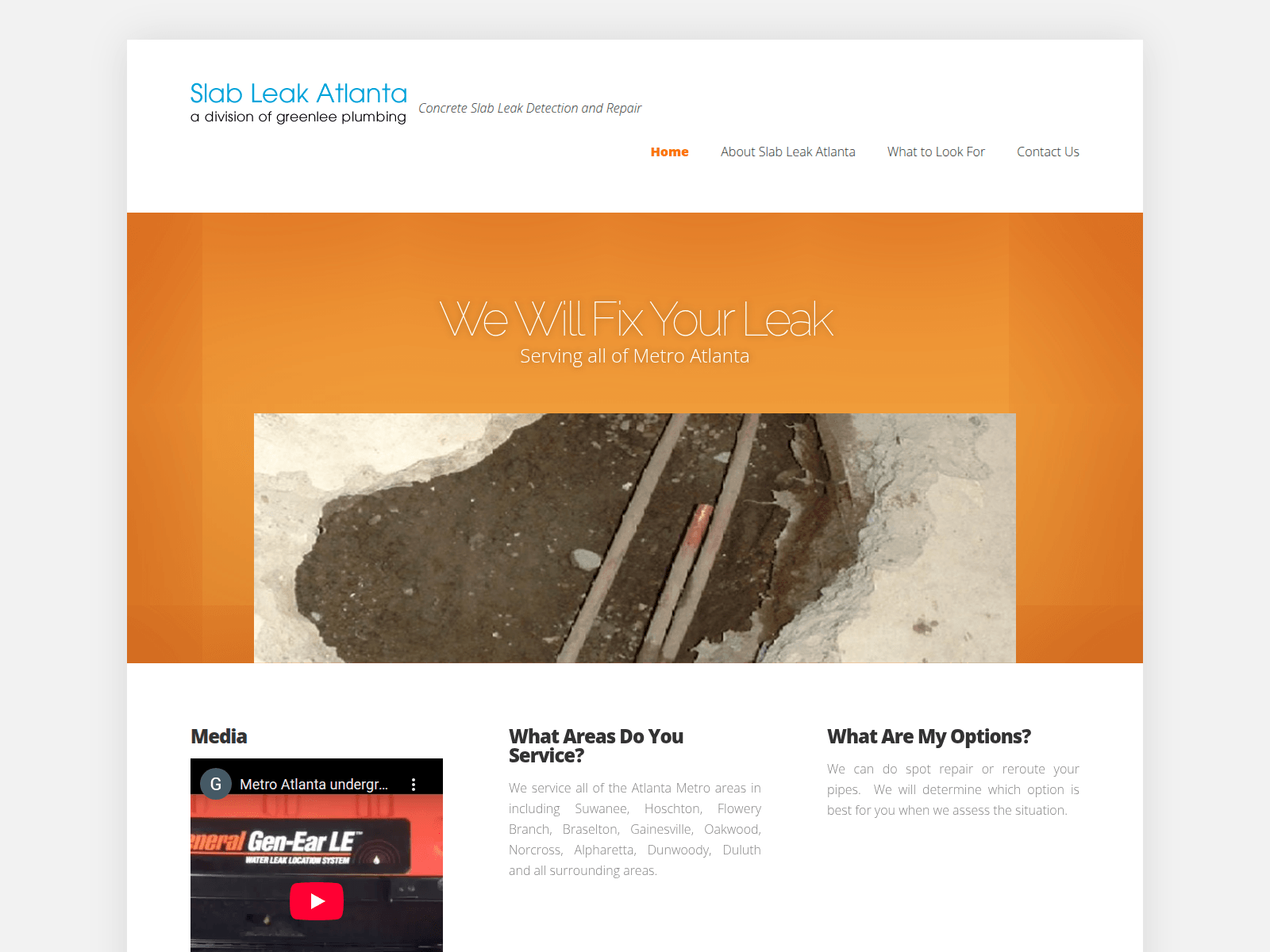Screenshot of slableakatlanta.com