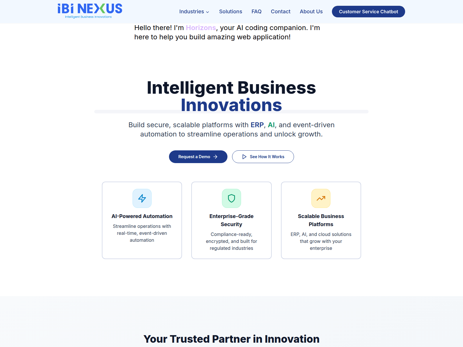 Screenshot of ibinexus.gxnexus.com
