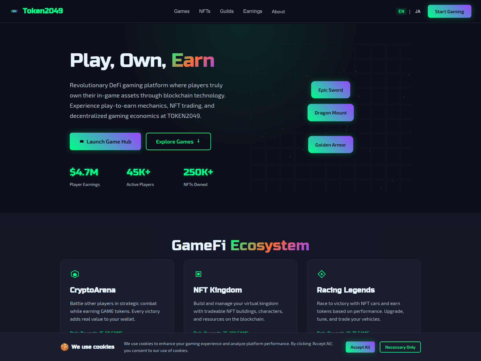 Screenshot of token2049.sale