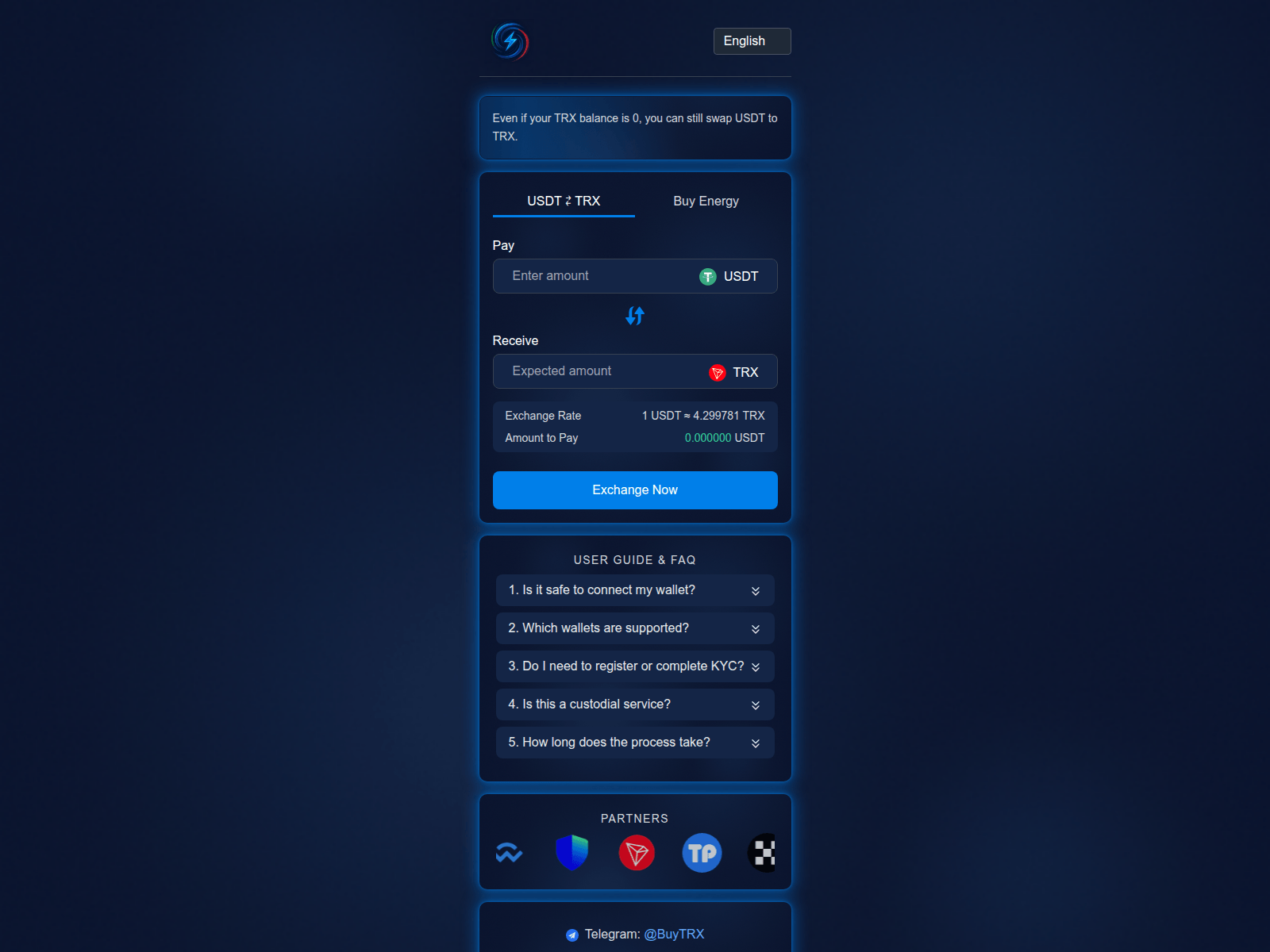 Screenshot of tool-trx.com