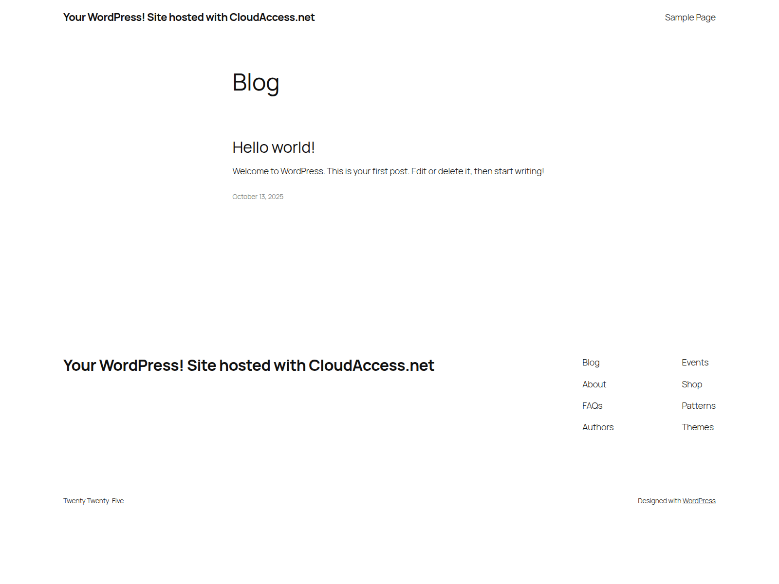 Screenshot of parcel190241.wpdevcloud.com