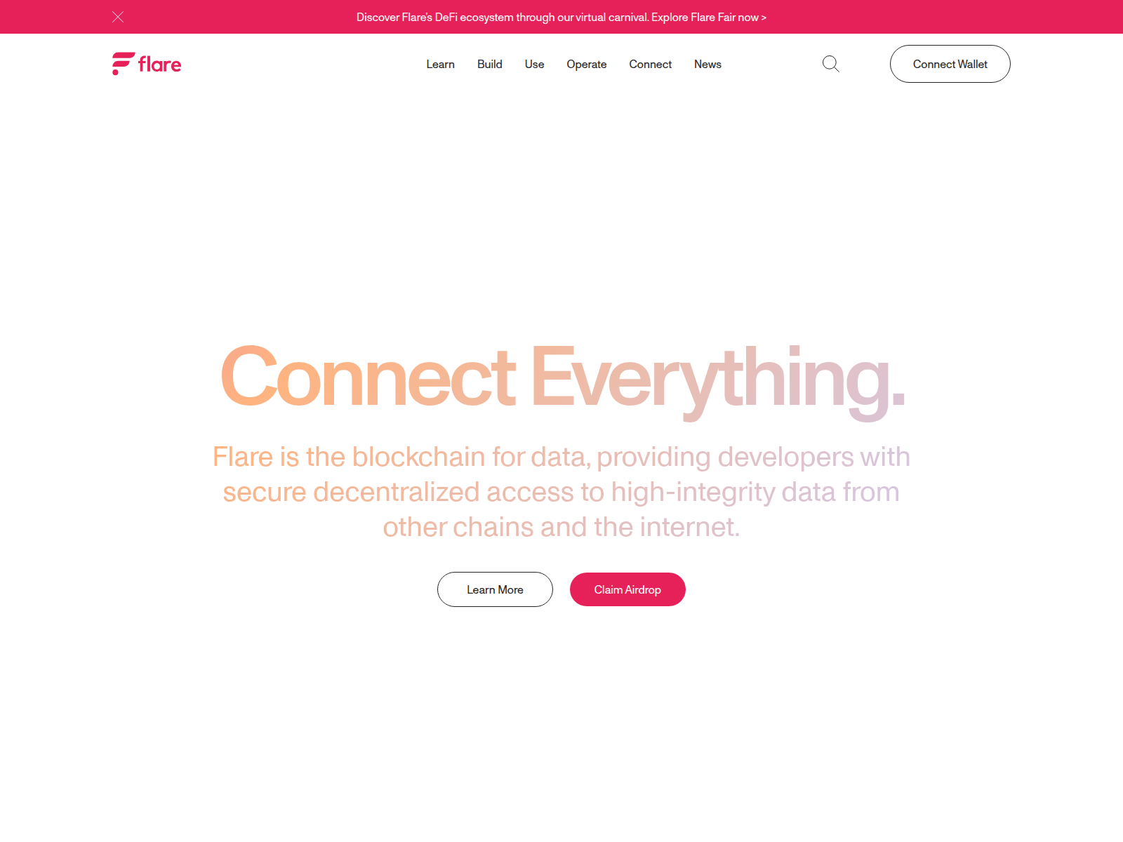 Screenshot of theflaredropclaim.com