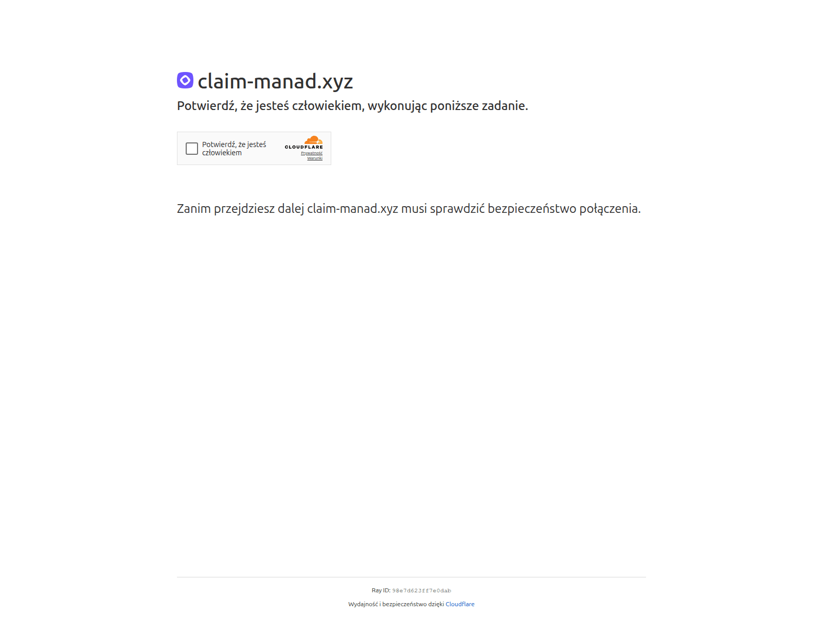 Screenshot of claim-manad.xyz
