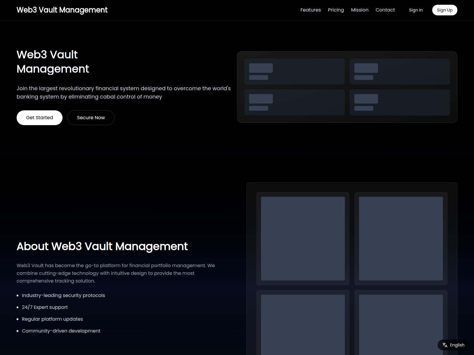 Screenshot of web3vaultmanagement.site