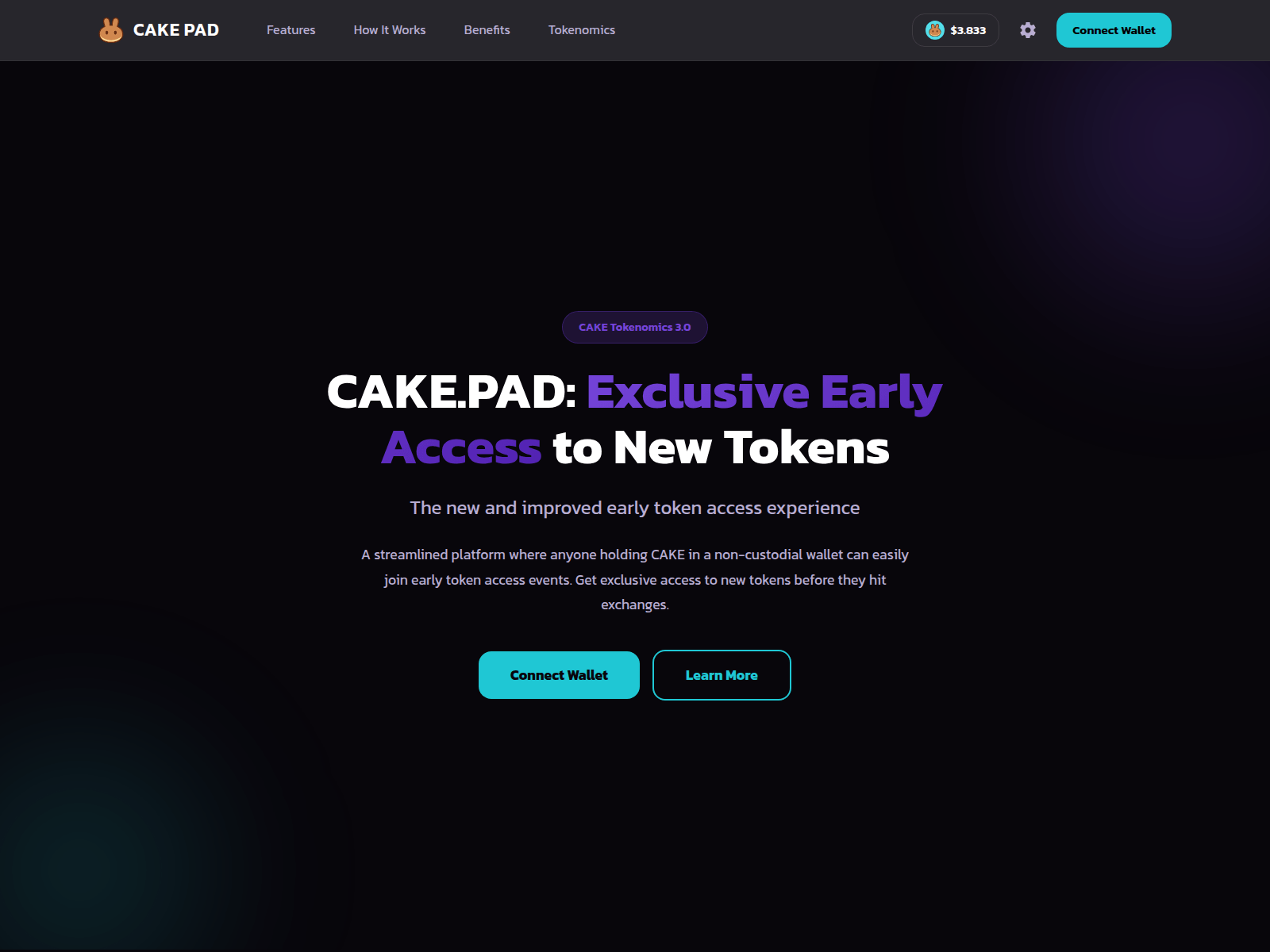 Screenshot of cakepad.cfd