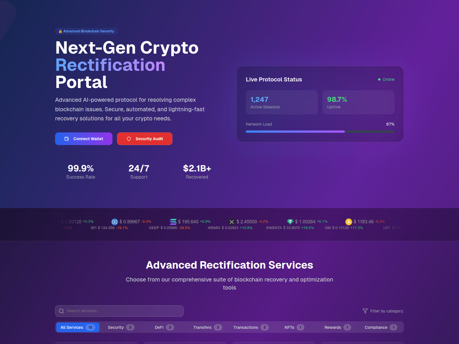 Screenshot of dapp3.pro