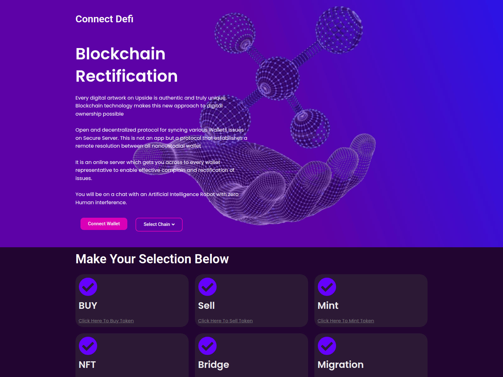 Screenshot of syncverse-chain.online