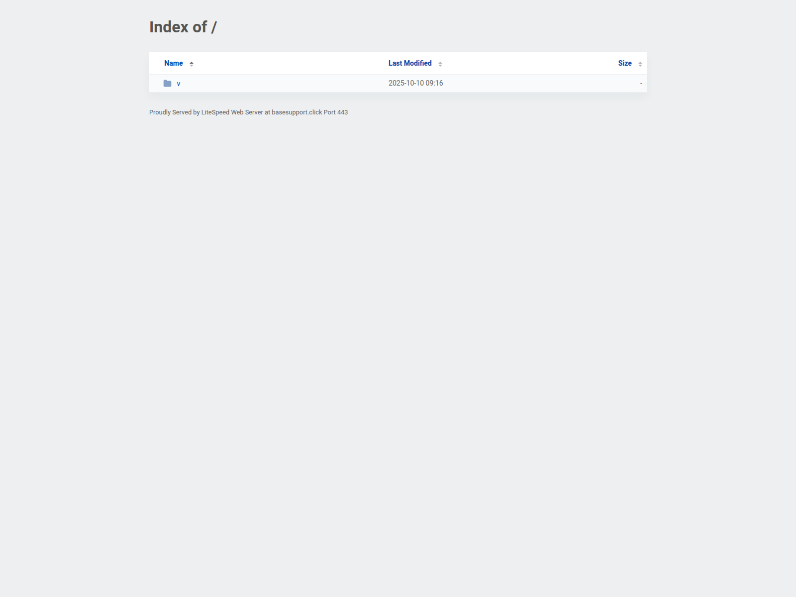 Screenshot of basesupport.click