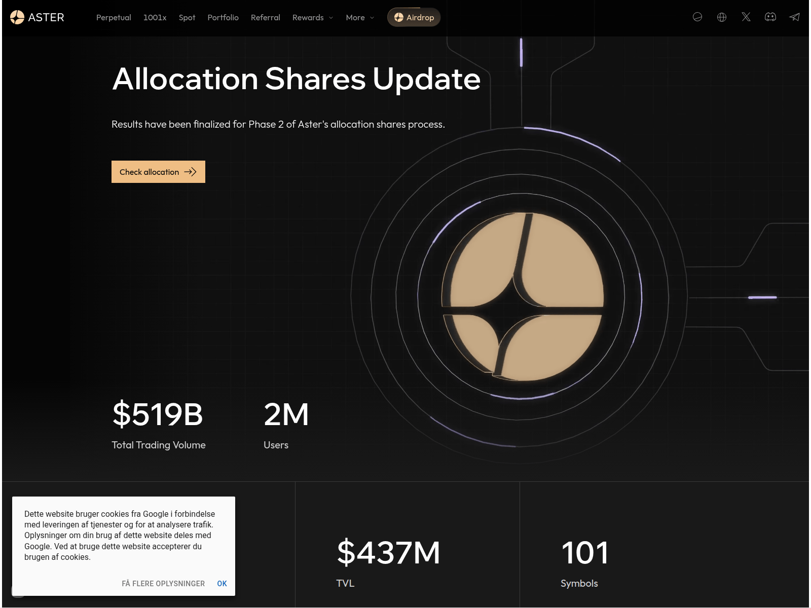 Screenshot of asters-checker.com