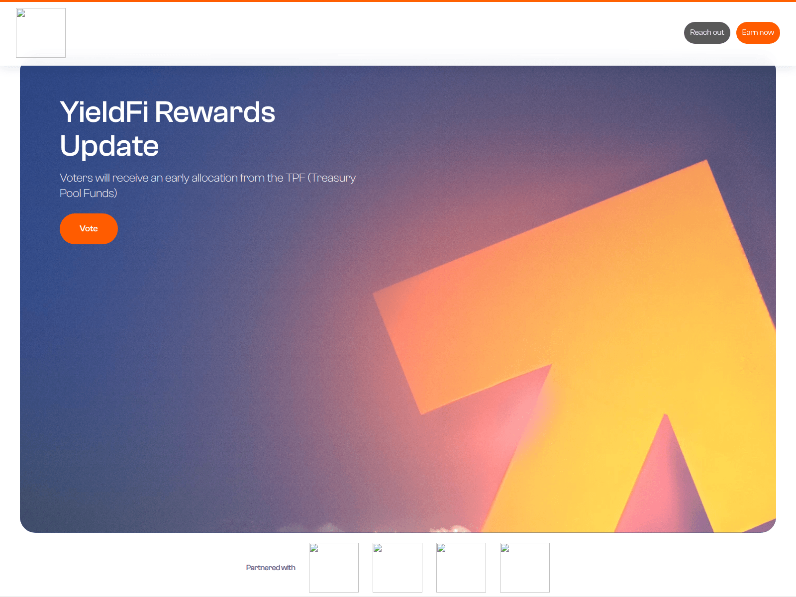 Screenshot of proposals-yieldfi.net