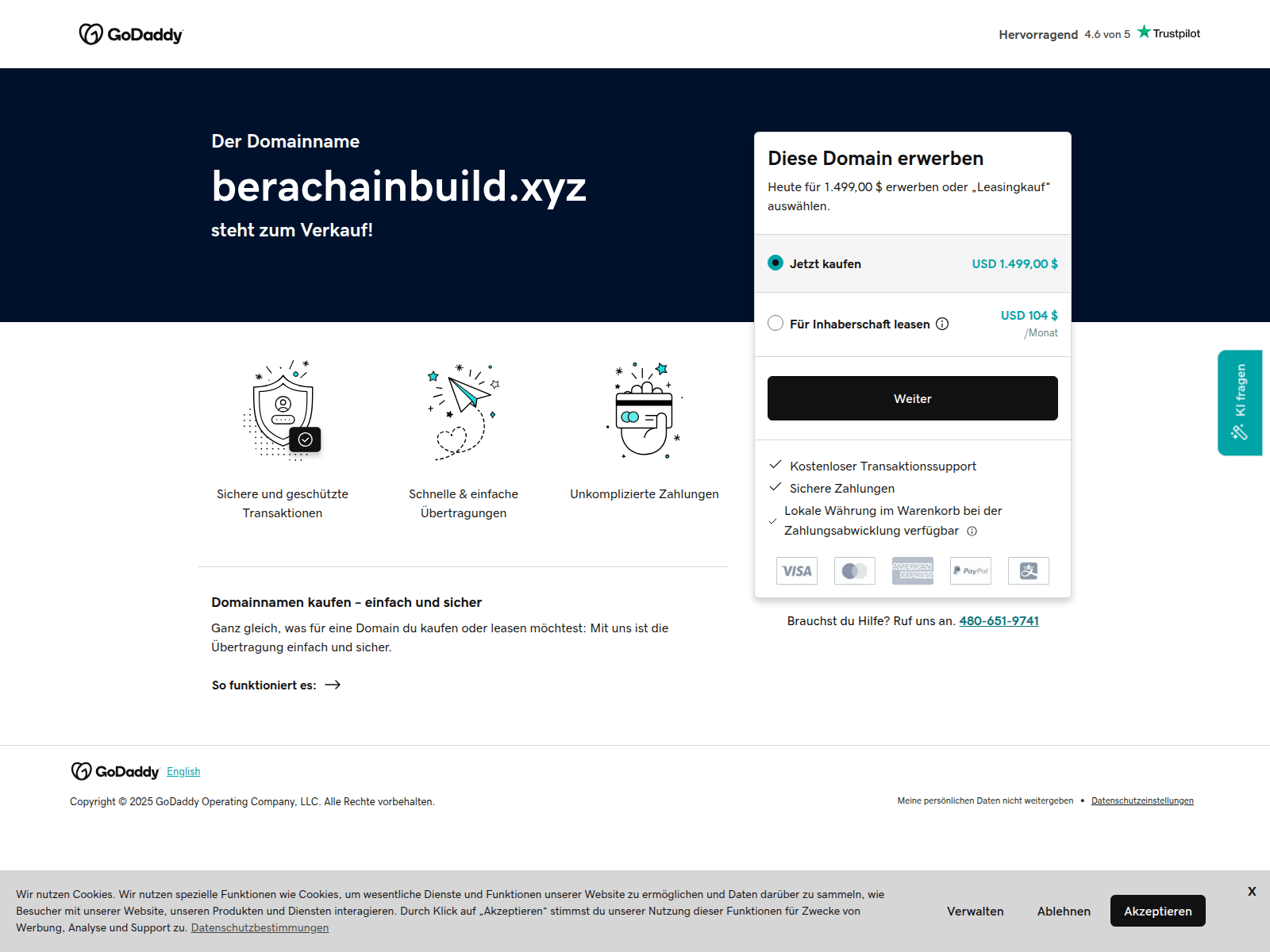 Forensic screenshot of m.berachainbuild.xyz