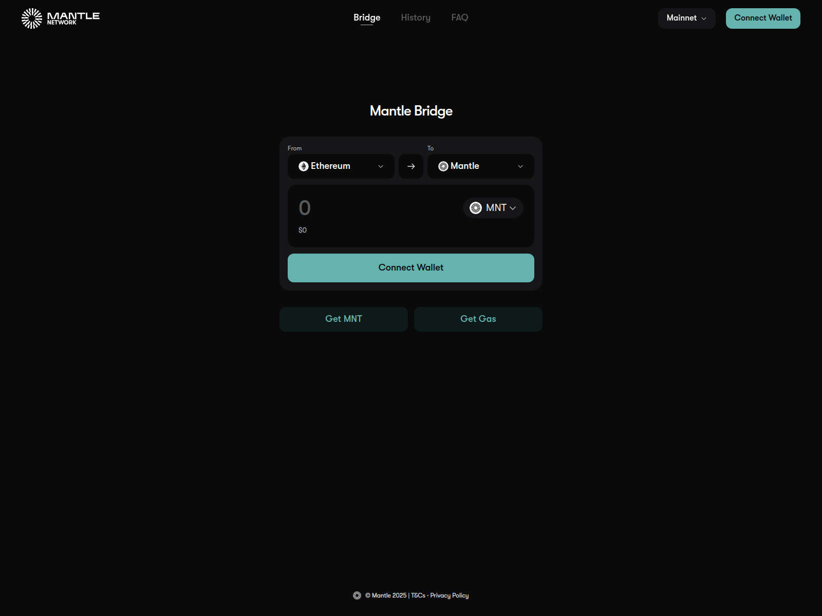 Screenshot of mantlibredge.org