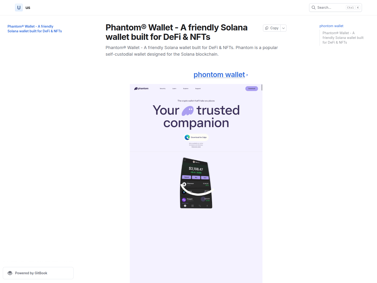 Screenshot of auth--phantom-waallet.gitbook.io