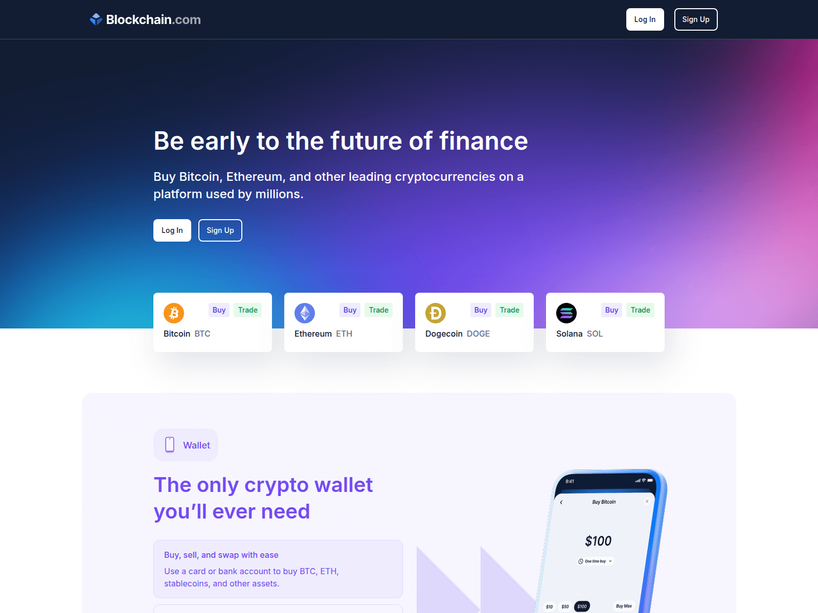 Screenshot of blockchaln.xyz