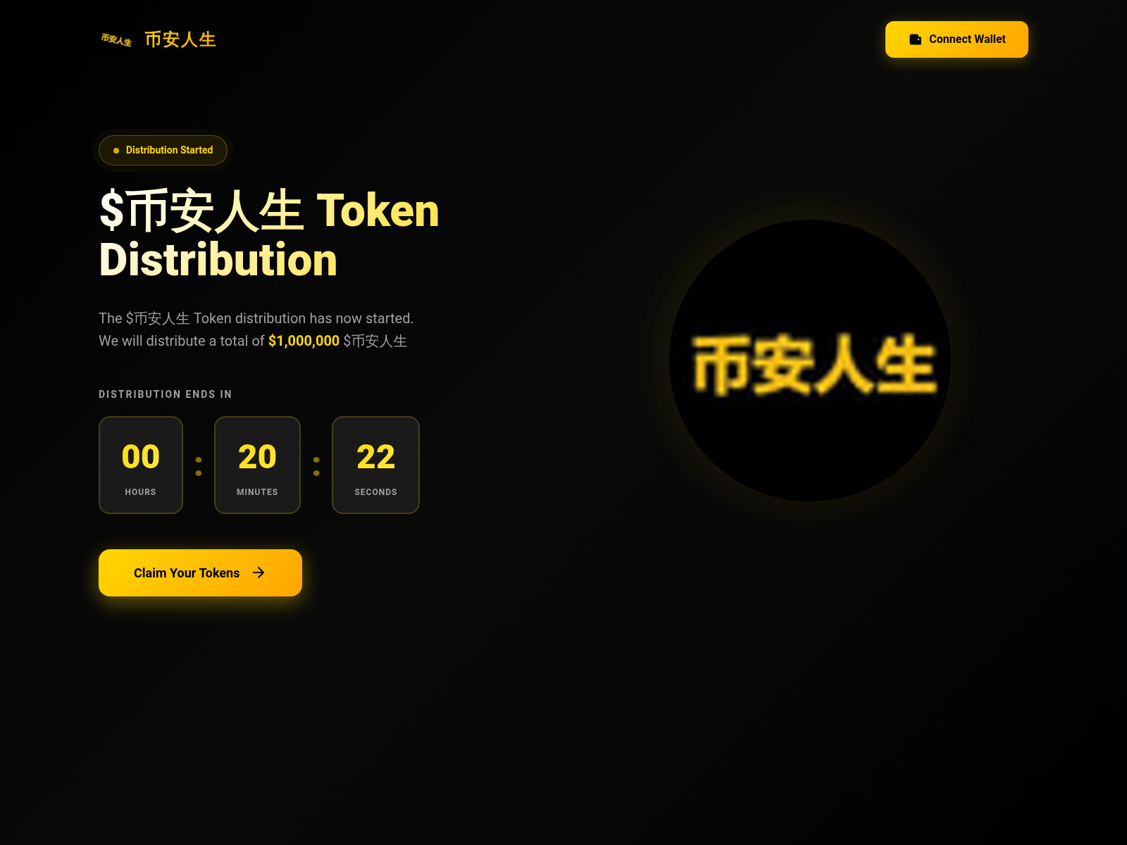 Screenshot of binancelife.foundation