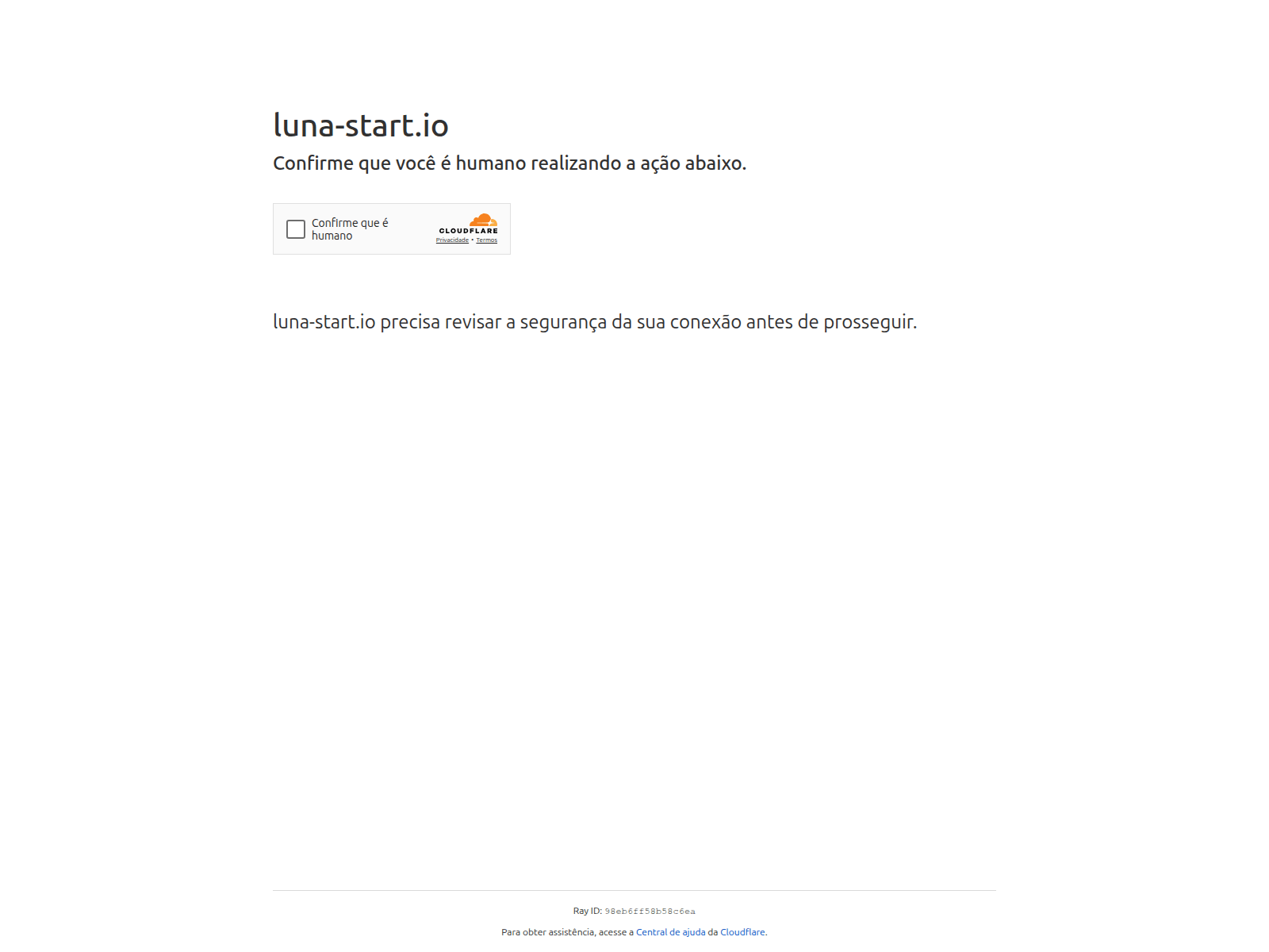 Screenshot of luna-start.io